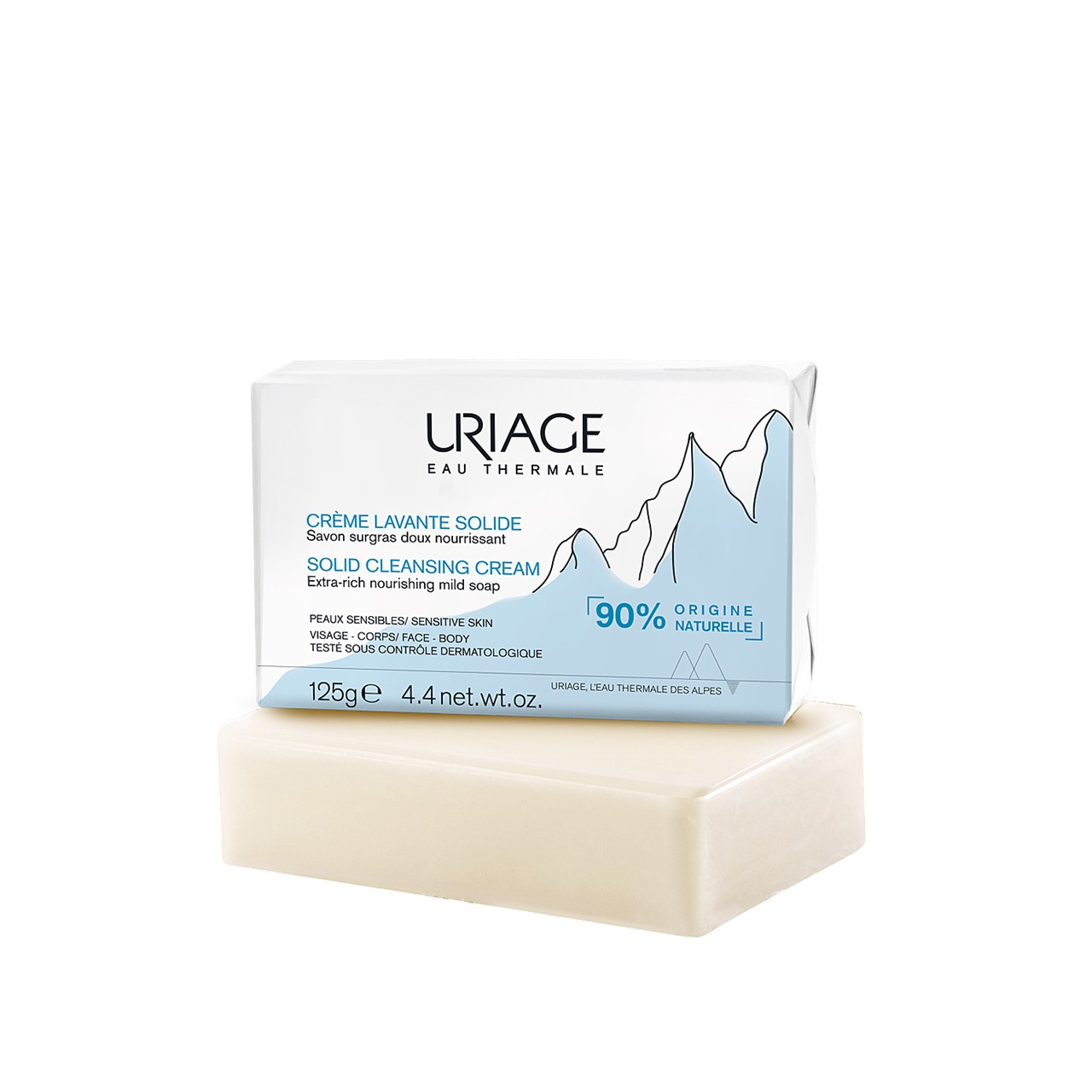 Uriage Eau Thermale Solid Cleansing Cream 125g (4.41oz)