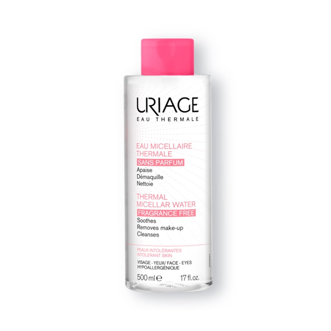 Uriage Thermal Micellar Water Intolerant Skin Fragrance-Free 500ml
