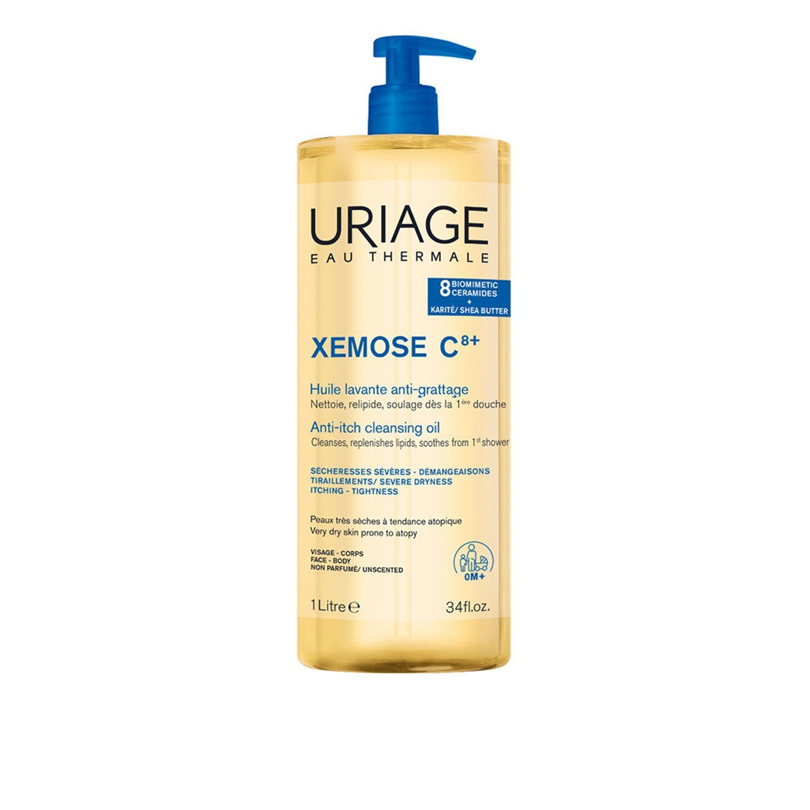 Uriage Xemose C8+ Anti-Itch Cleansing Oil