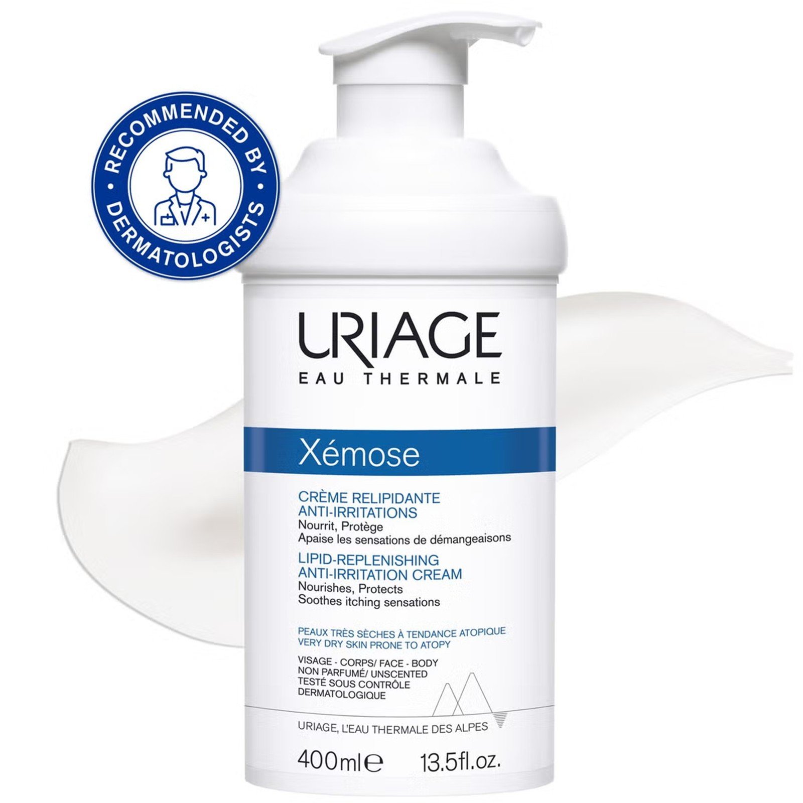 Uriage Xémose Lipid-Replenishing Anti-Irritation Cream 400ml (13.53fl oz)