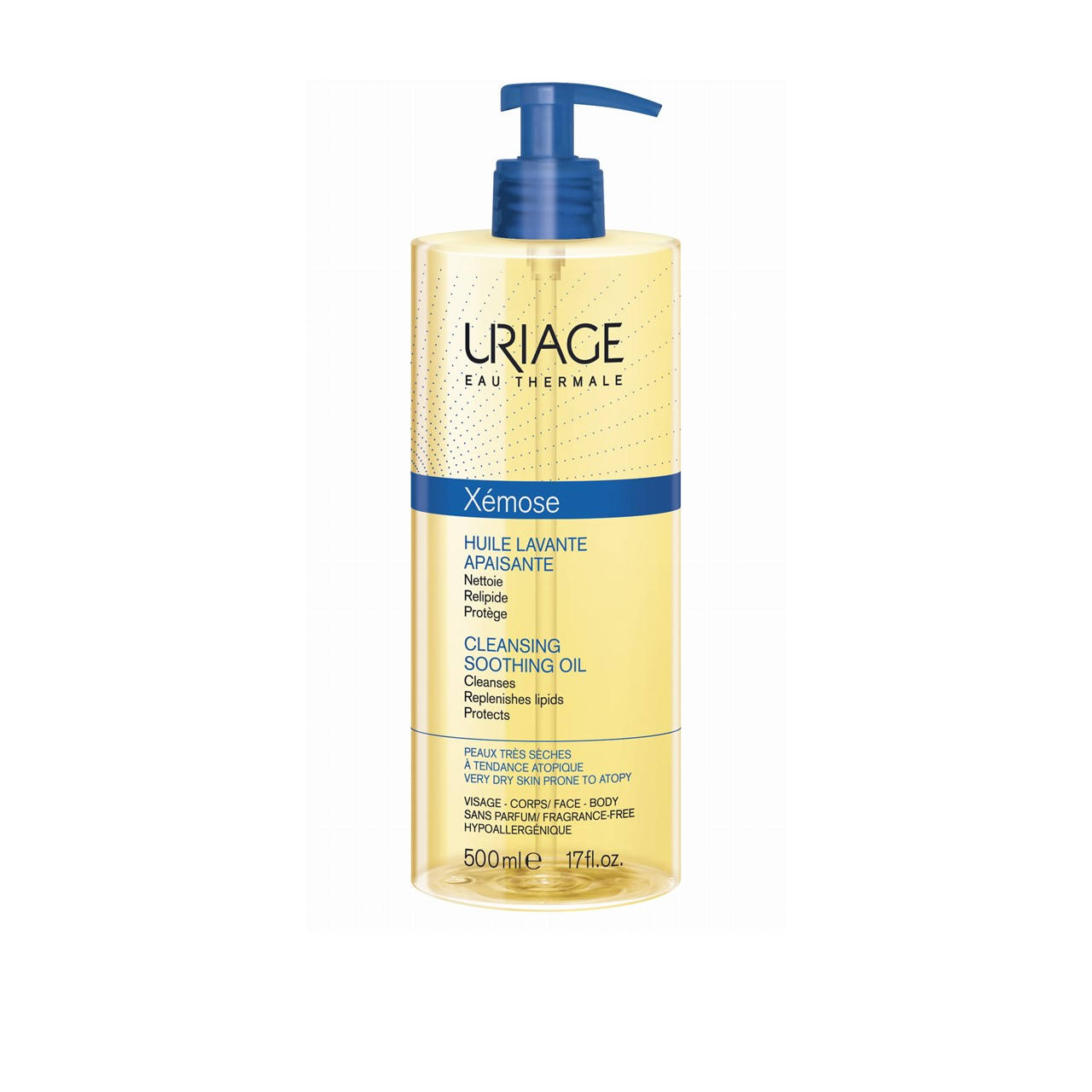 Uriage Xémose Cleansing Soothing Oil 500ml (16.91fl oz)