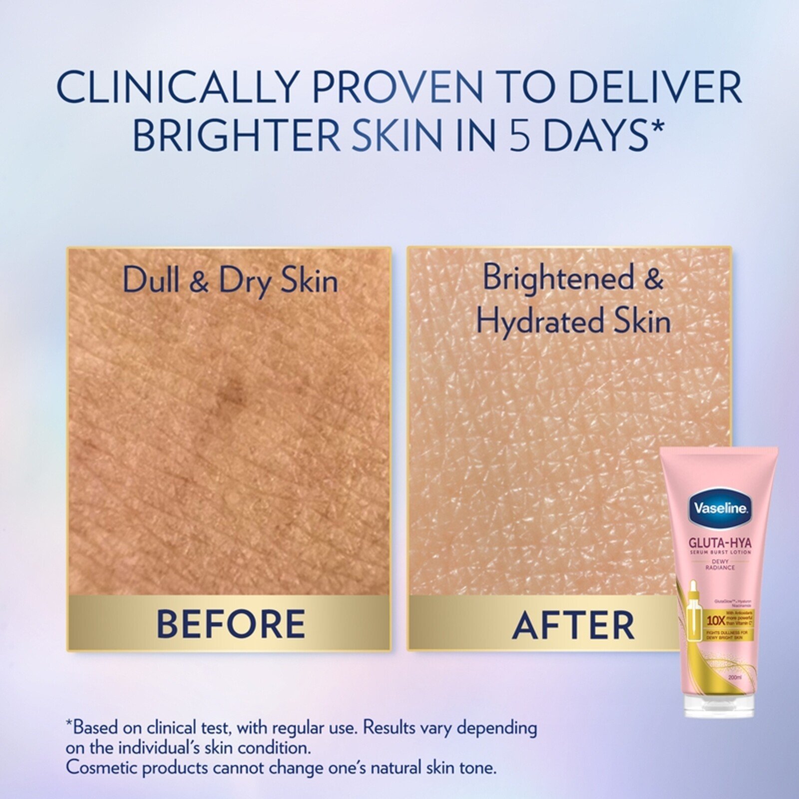 Vaseline Gluta-Hya Dewy Radiance Serum Burst Lotion 75ml (2.53floz)