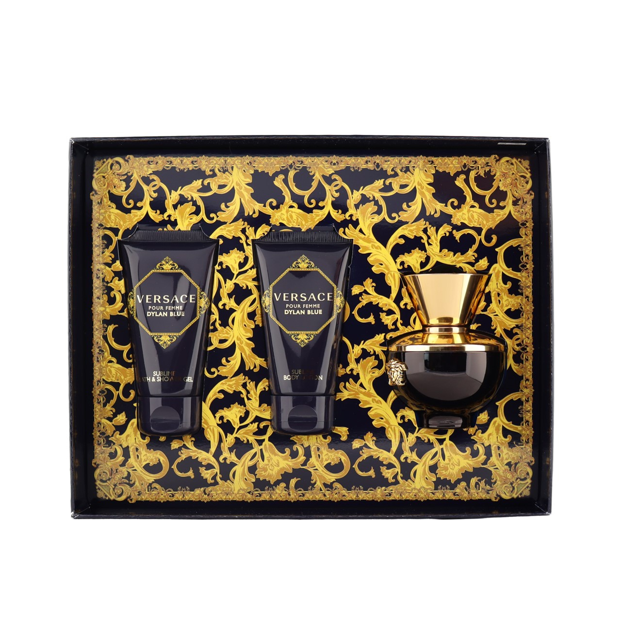 Buy Versace Dylan Blue Pour Femme Eau de Parfum 50ml Coffret (1.7