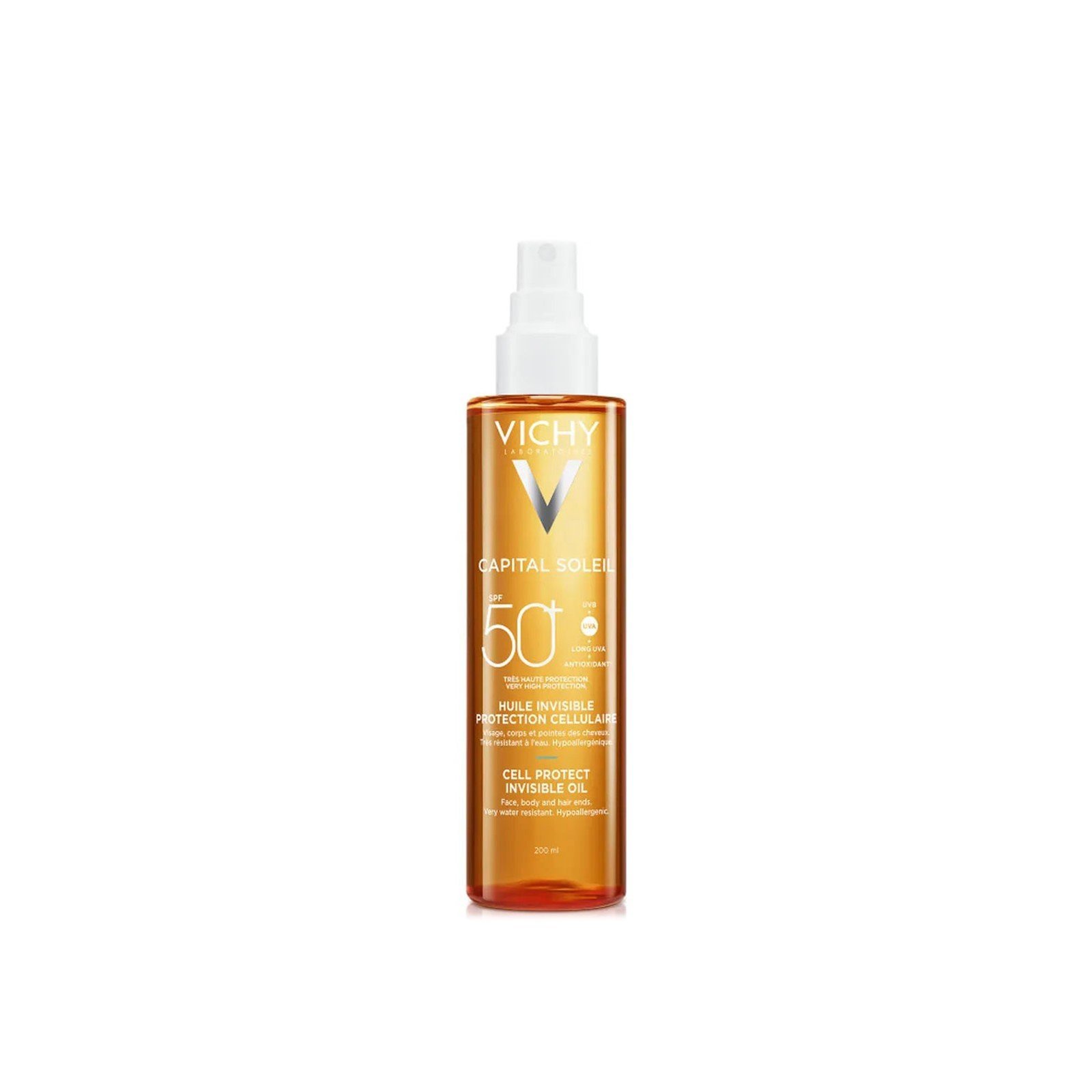 Vichy Capital Soleil Cell Protect Invisible Oil SPF50+ 200ml (6.76floz)