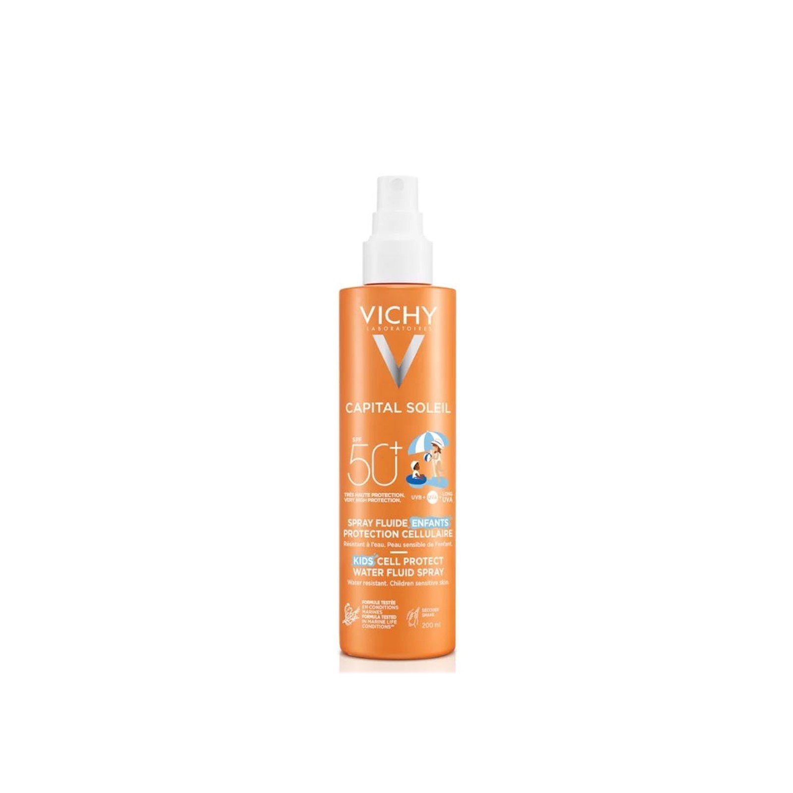 Vichy Capital Soleil Kids Cell Protect Water Fluid Spray SPF50+ 200ml