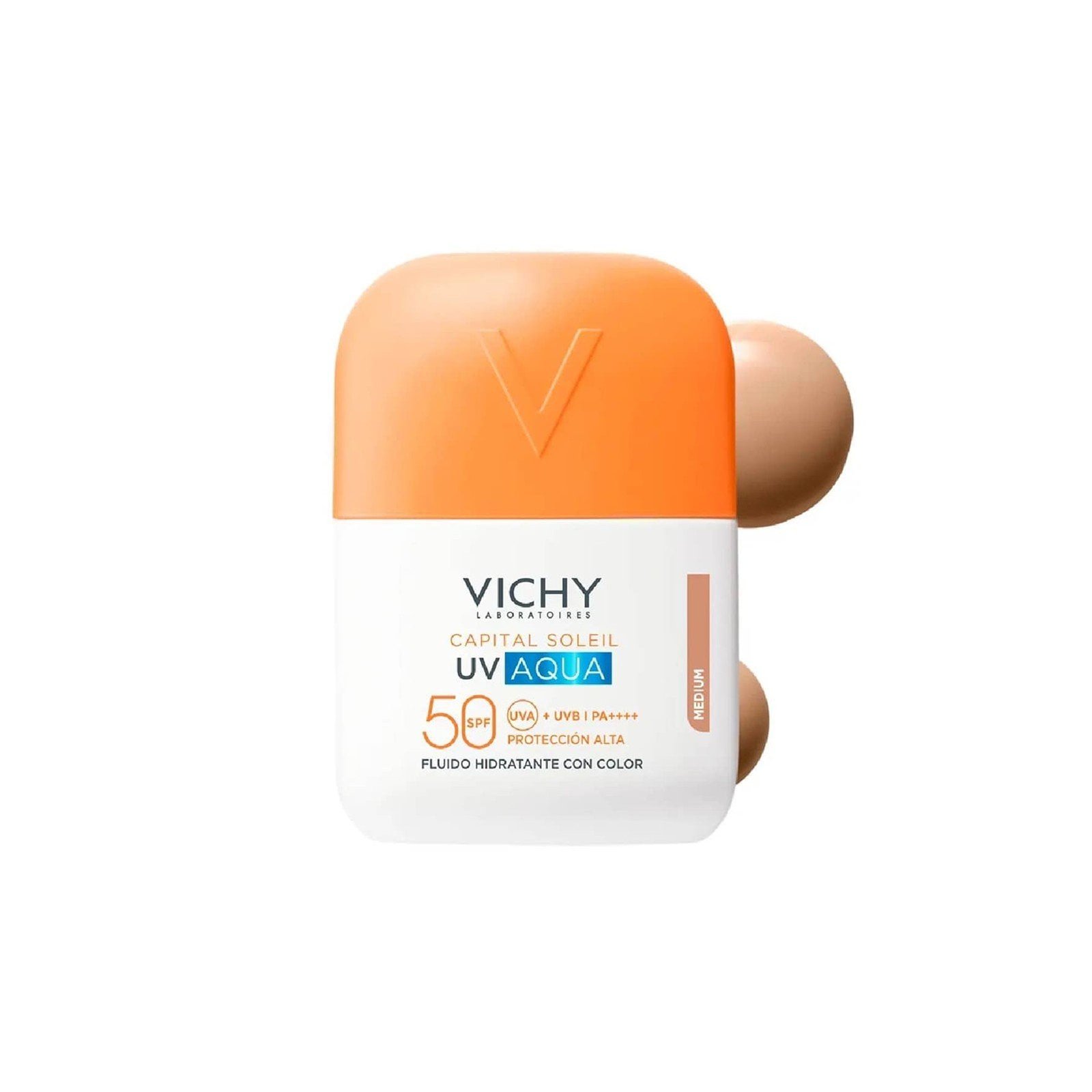 Vichy Capital Soleil UV Aqua Fluid Daily Tinted Sunscreen Medium SPF50 50ml