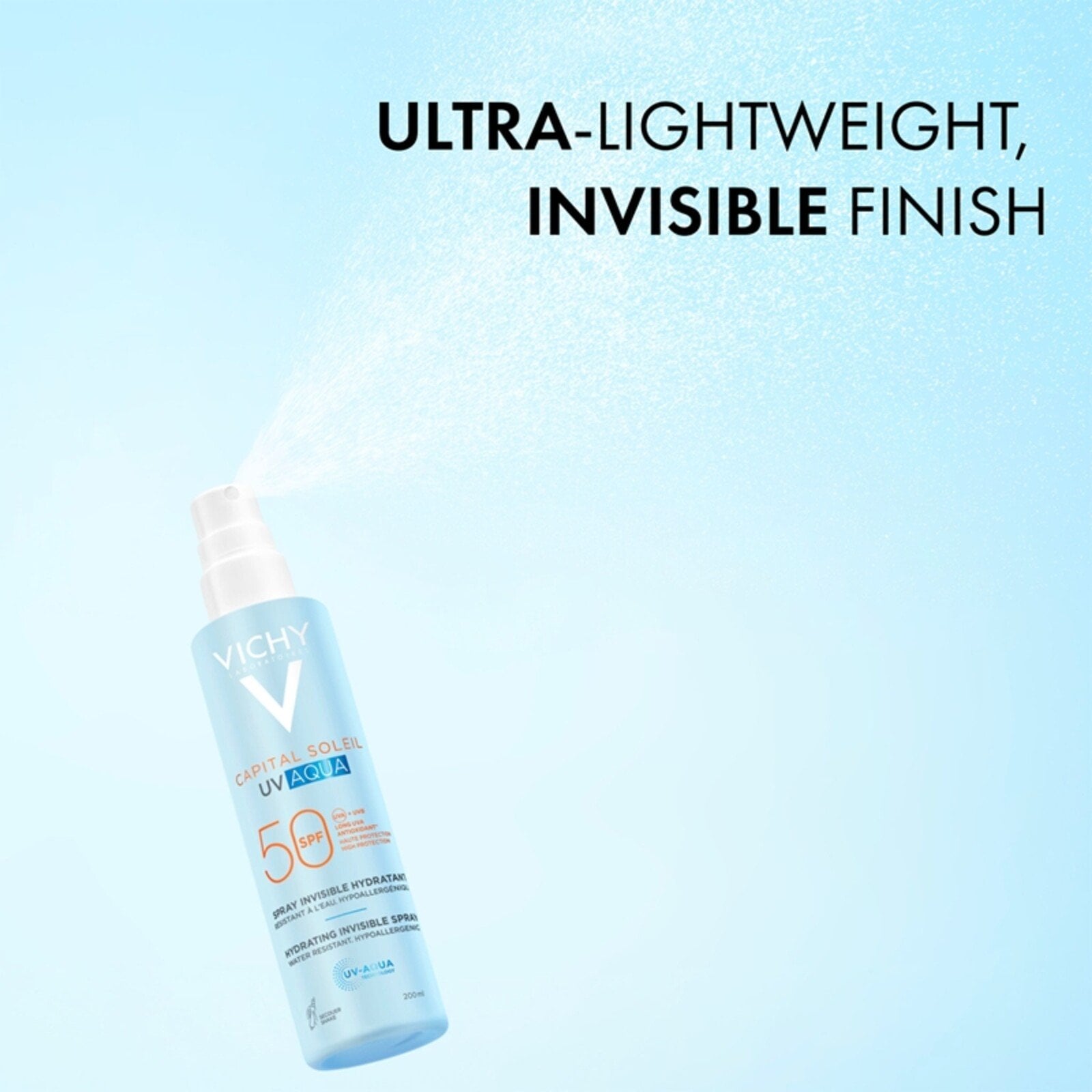 Vichy Capital Soleil UV Aqua Hydrating Invisible Spray SPF50 200ml
