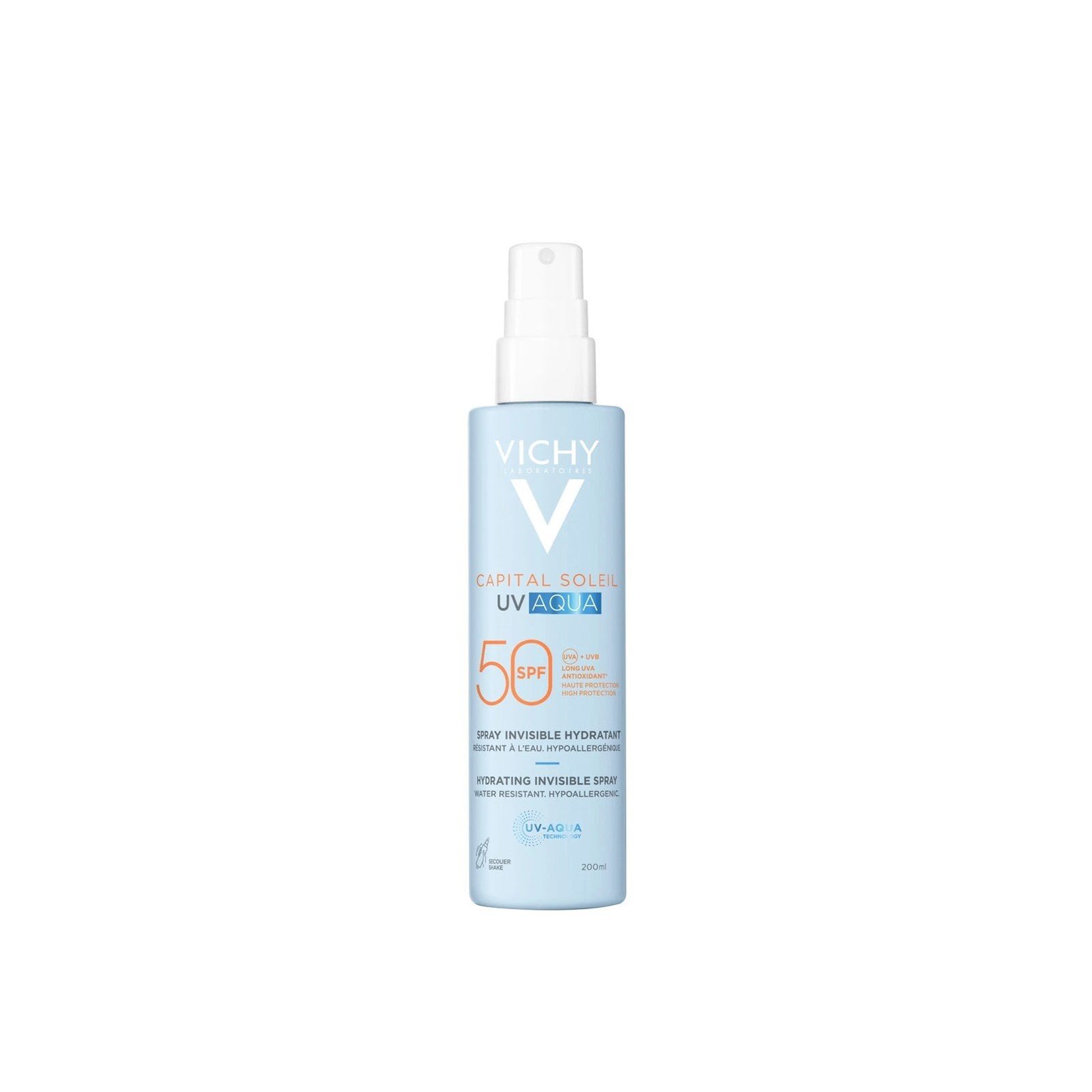 Vichy Capital Soleil UV Aqua Hydrating Invisible Spray SPF50 200ml
