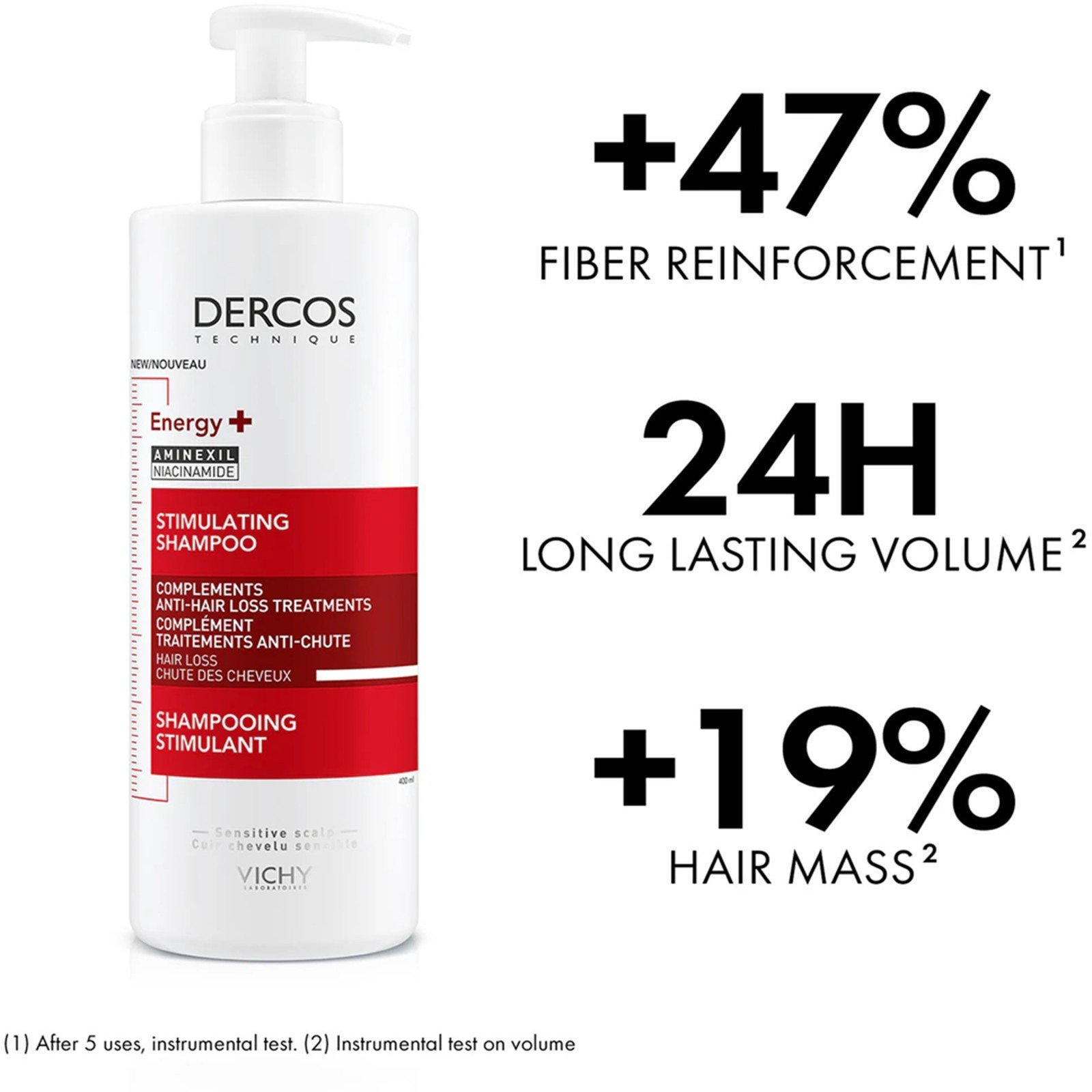 Vichy Dercos Energising Stimulating Shampoo 400ml