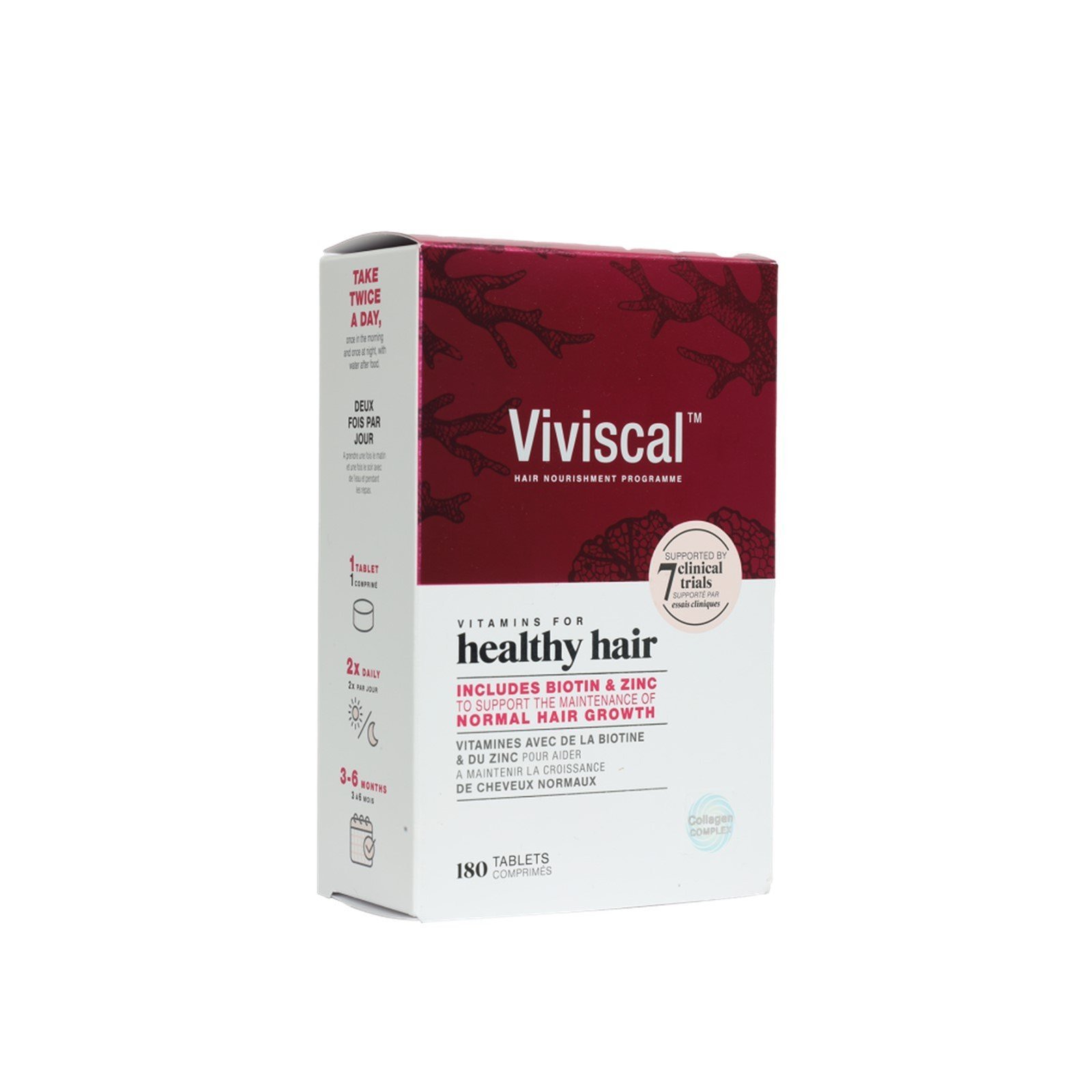 Viviscal Healthy Hair Vitamins Supplement Tablets x180
