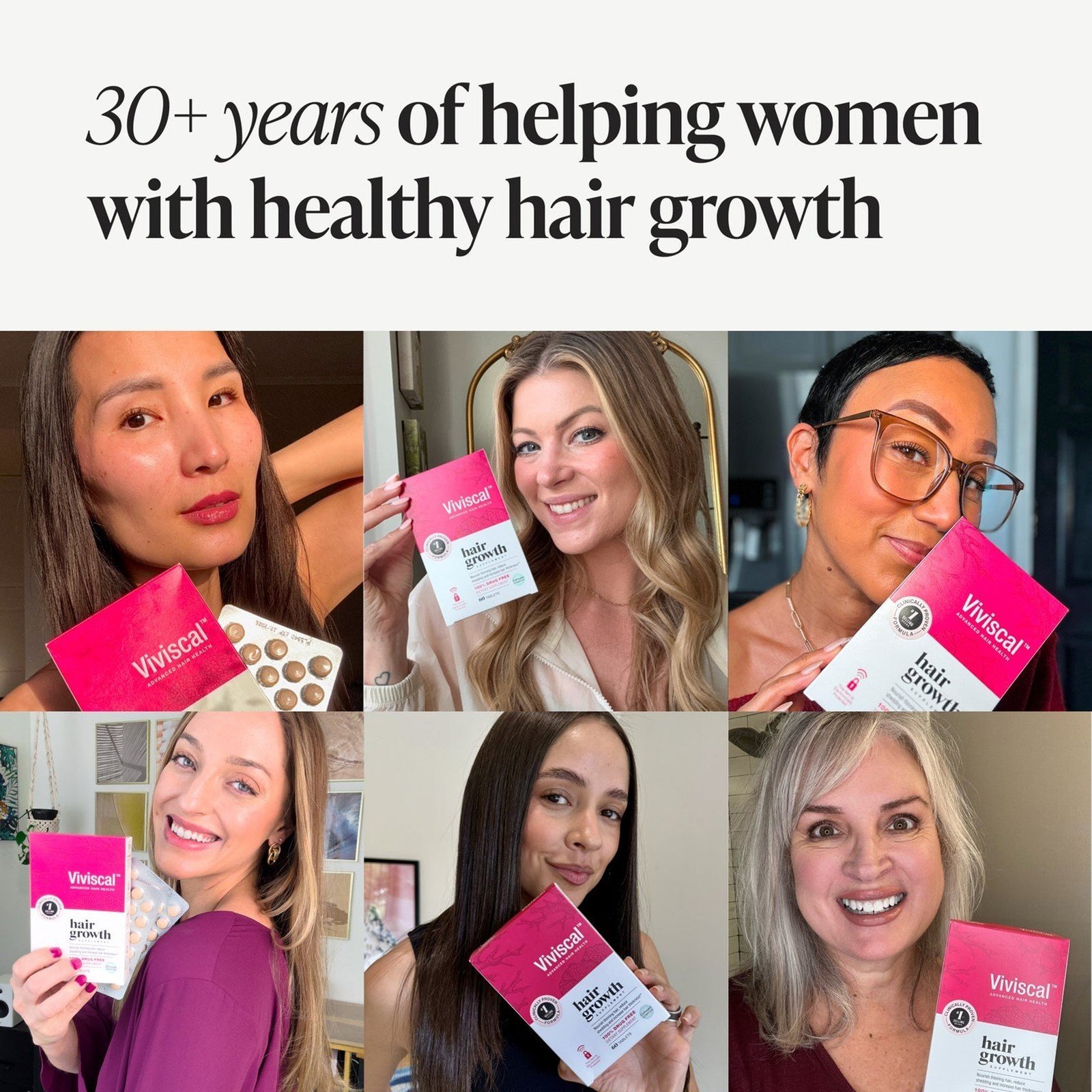 Viviscal Healthy Hair Vitamins Supplement Tablets x60