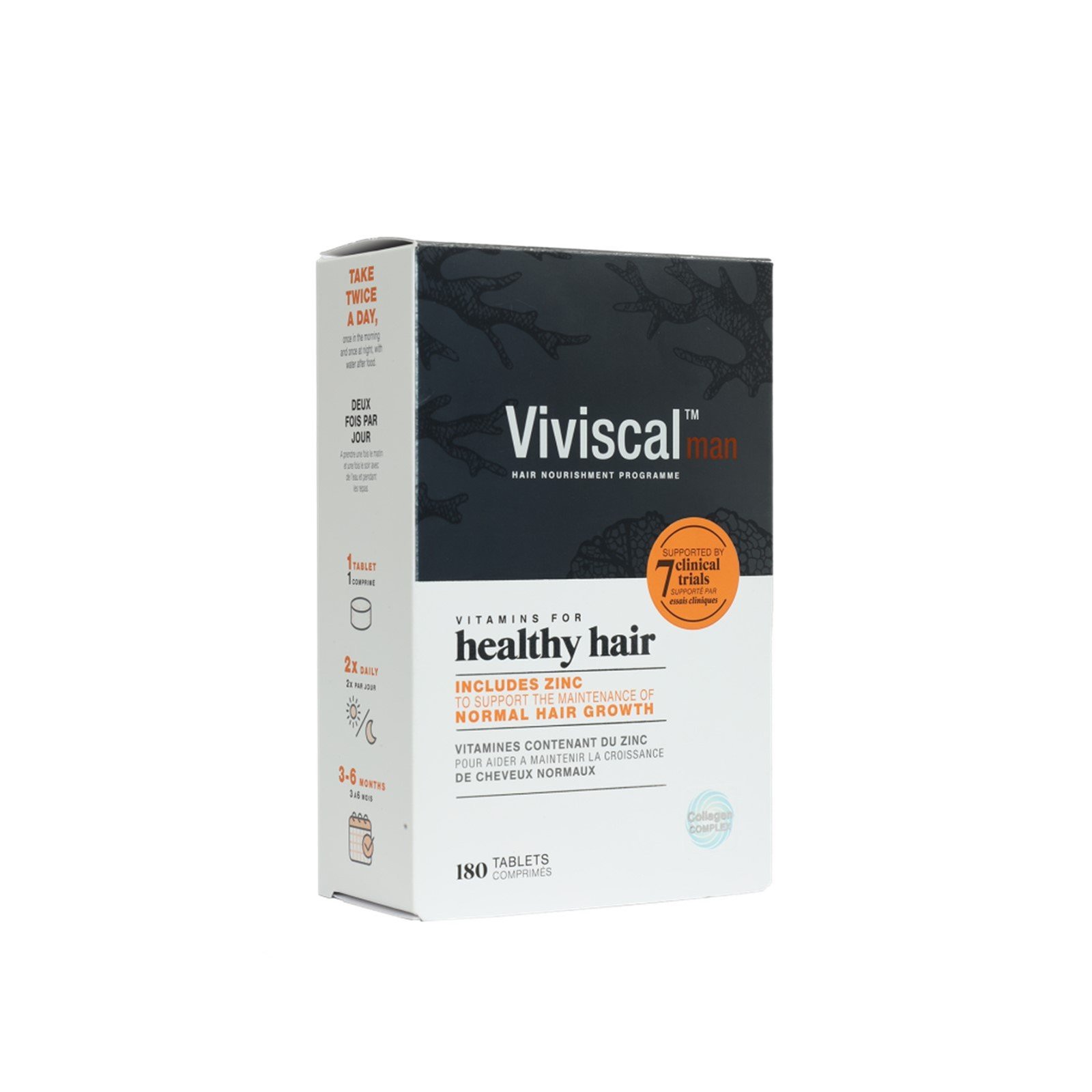 Viviscal Man Healthy Hair Vitamins Supplement Tablets x180