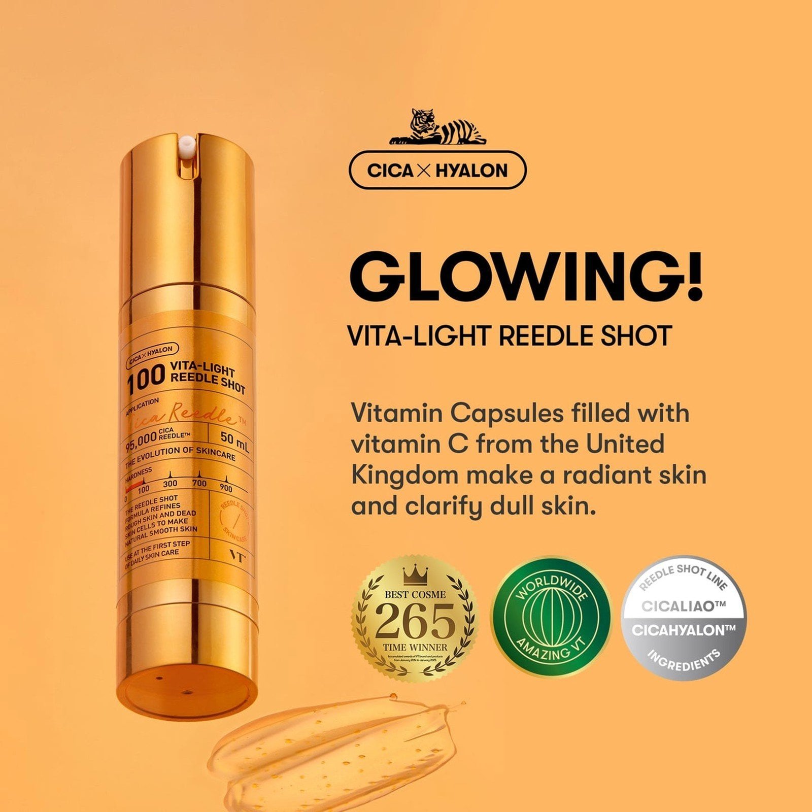 VT Cosmetics Cica-Reedle Vita-Light Reedle Shot 100 50ml