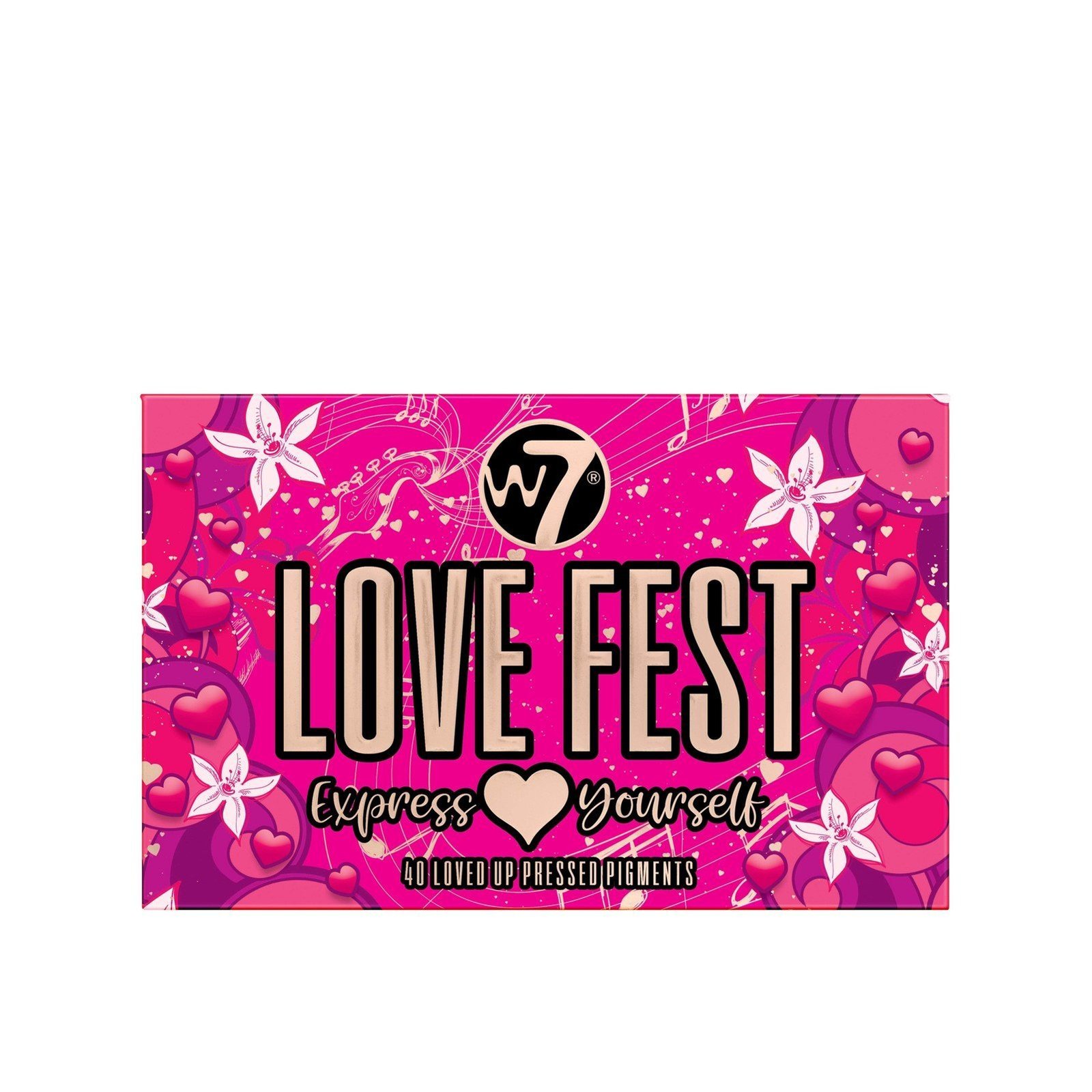 W7 Makeup Love Fest Pressed Pigment Palette