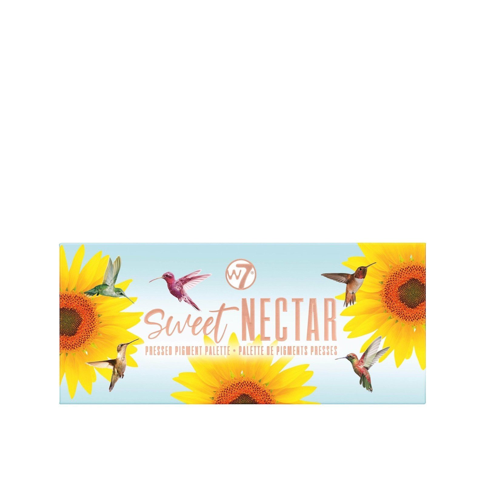 W7 Makeup Sweet Nectar Pressed Pigment Eyeshadow Palette 14g