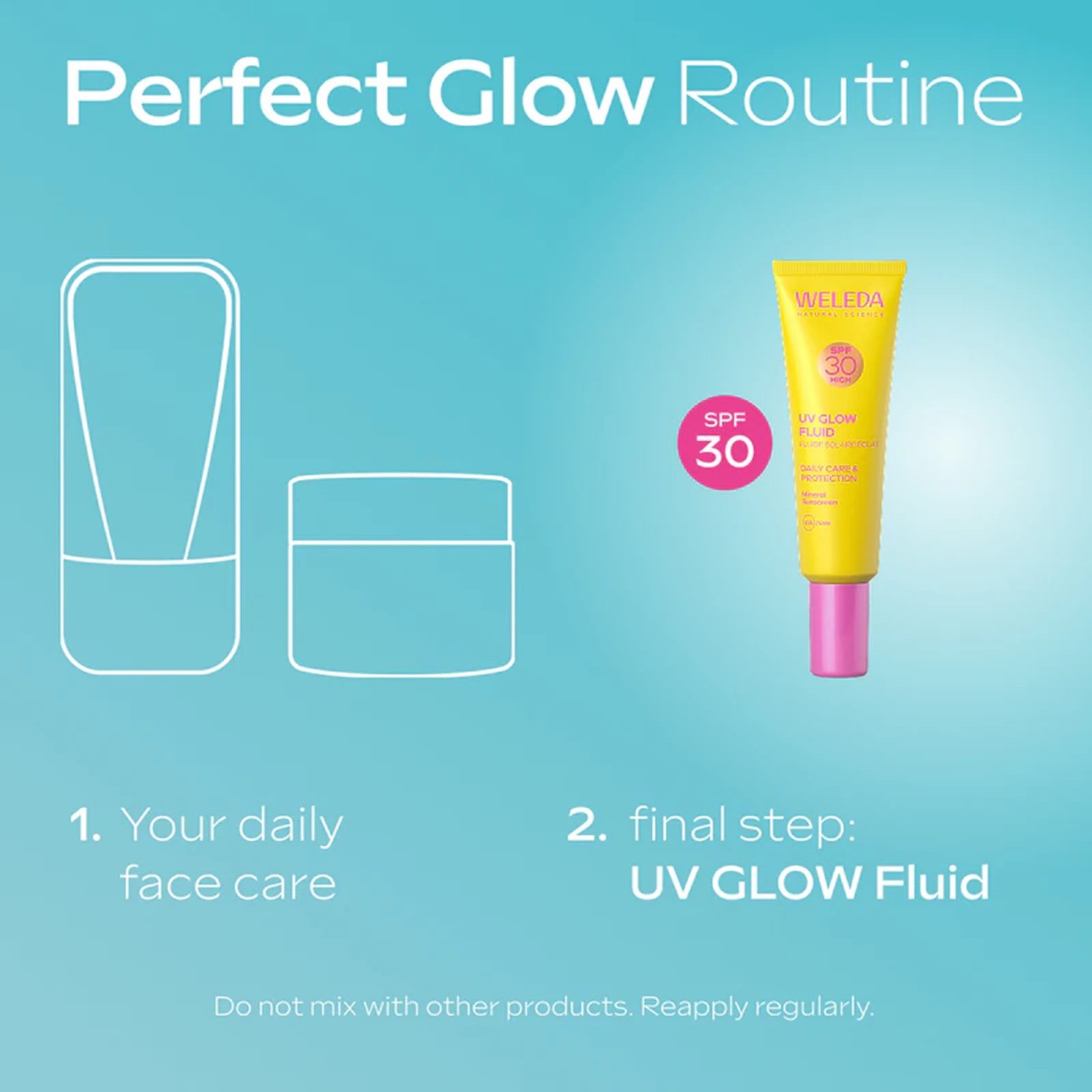 Weleda UV Glow Fluid Mineral Sunscreen SPF30 30ml