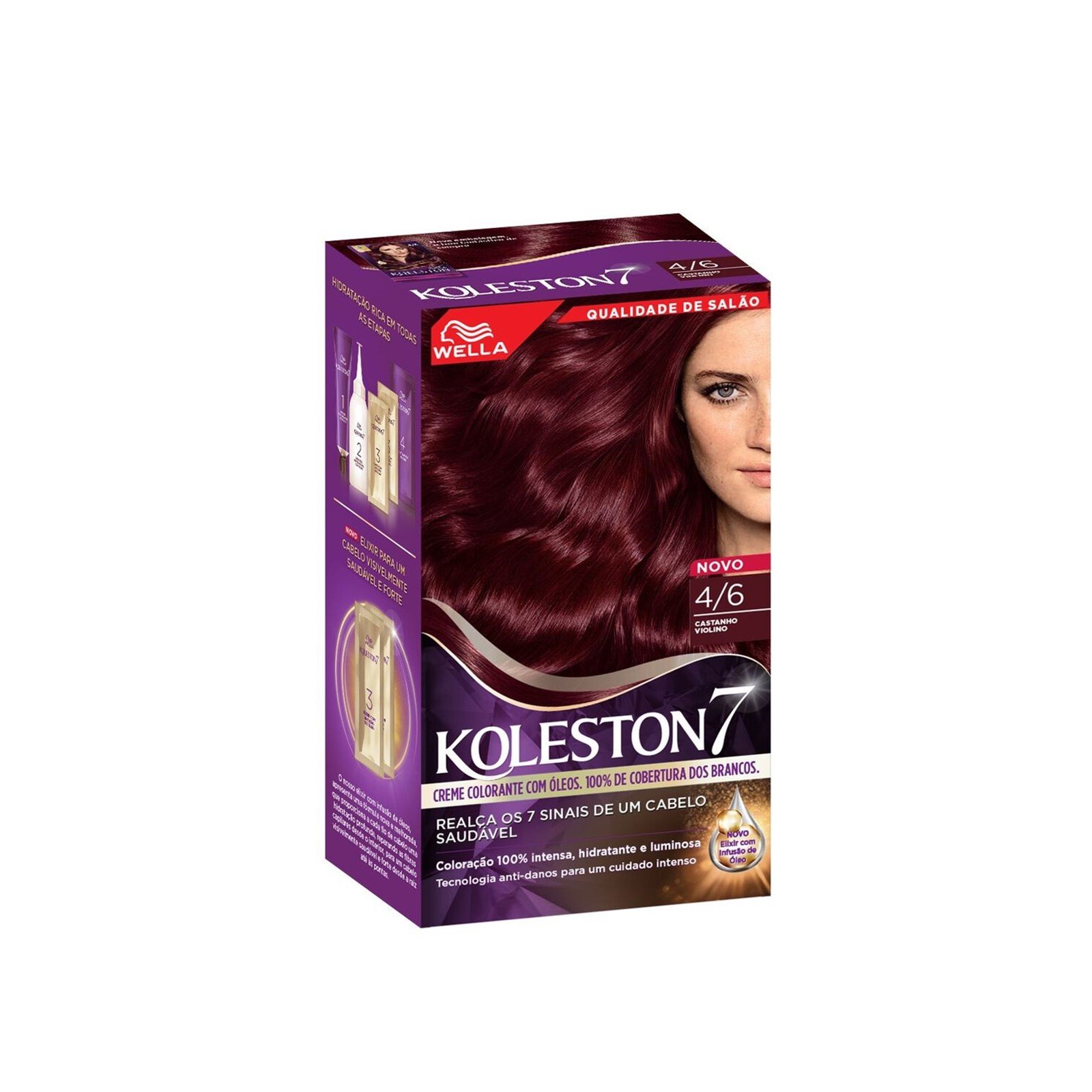 Wella Koleston 4/6 Burgundy Permanent Hair Color