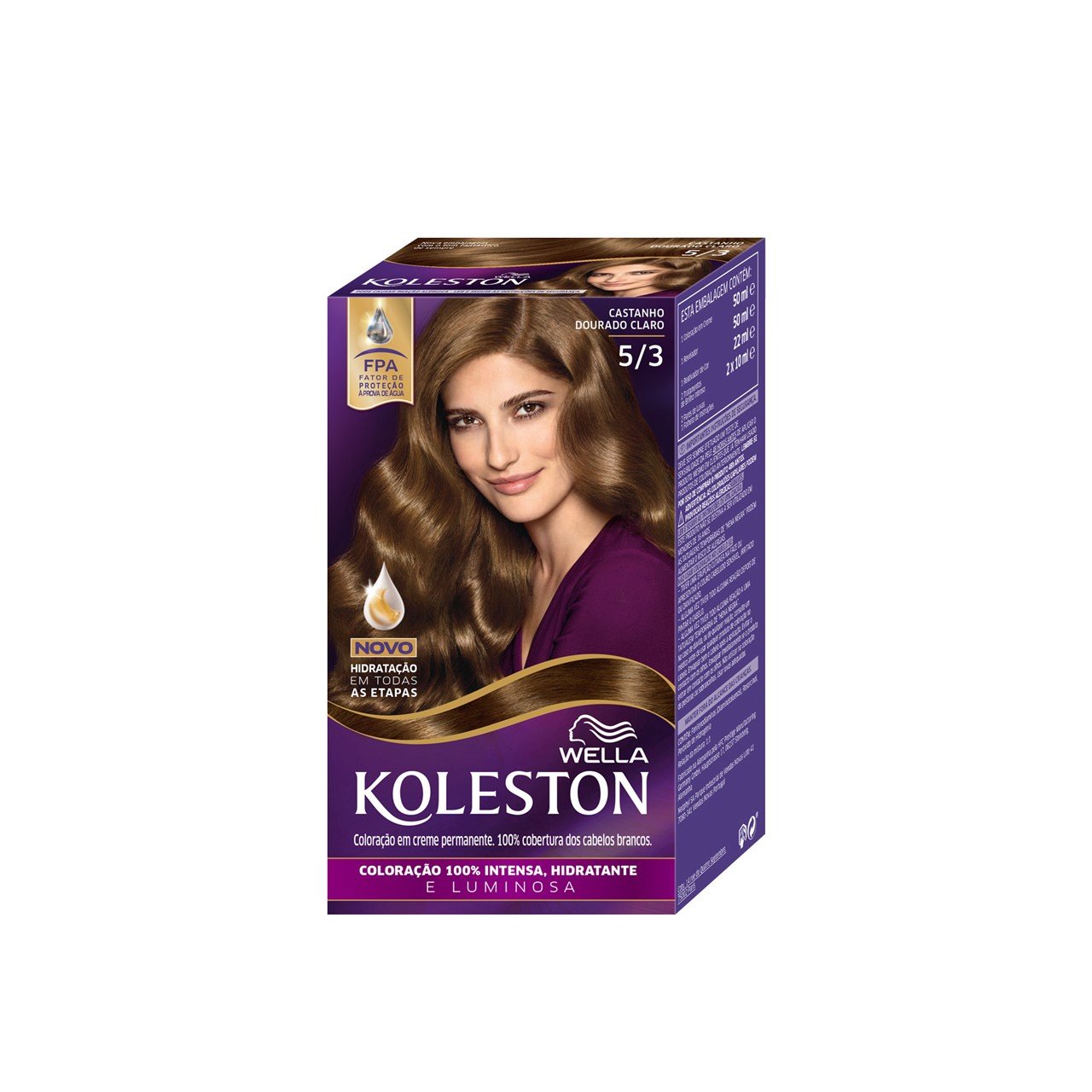 Wella Koleston 5/3 Light Golden Brown Permanent Hair Color