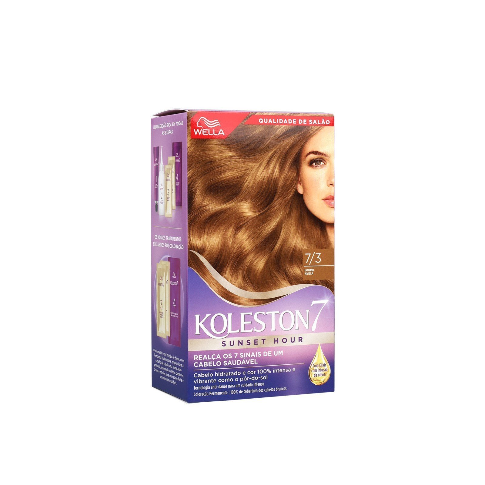 Wella Koleston 7/3 Hazelnut Permanent Hair Color