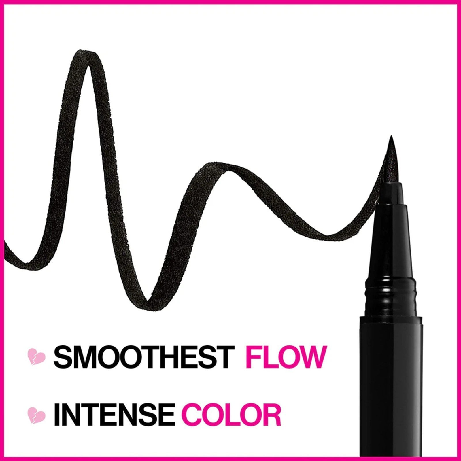 Wet n Wild Breakup Proof Waterproof Liquid Eyeliner Ultra Black 0.9ml