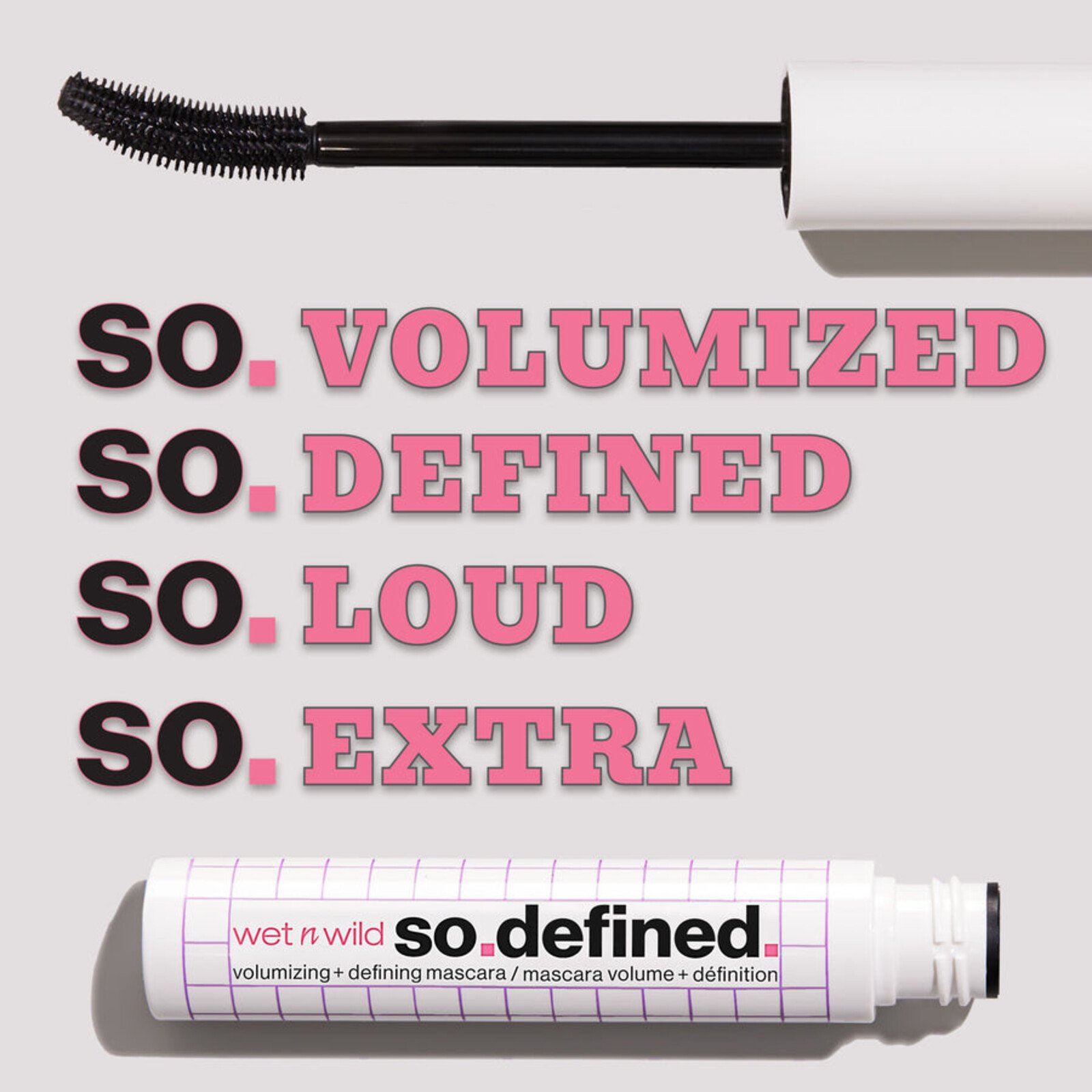 Wet n Wild So Defined Volumizing + Defining Mascara Black 10ml