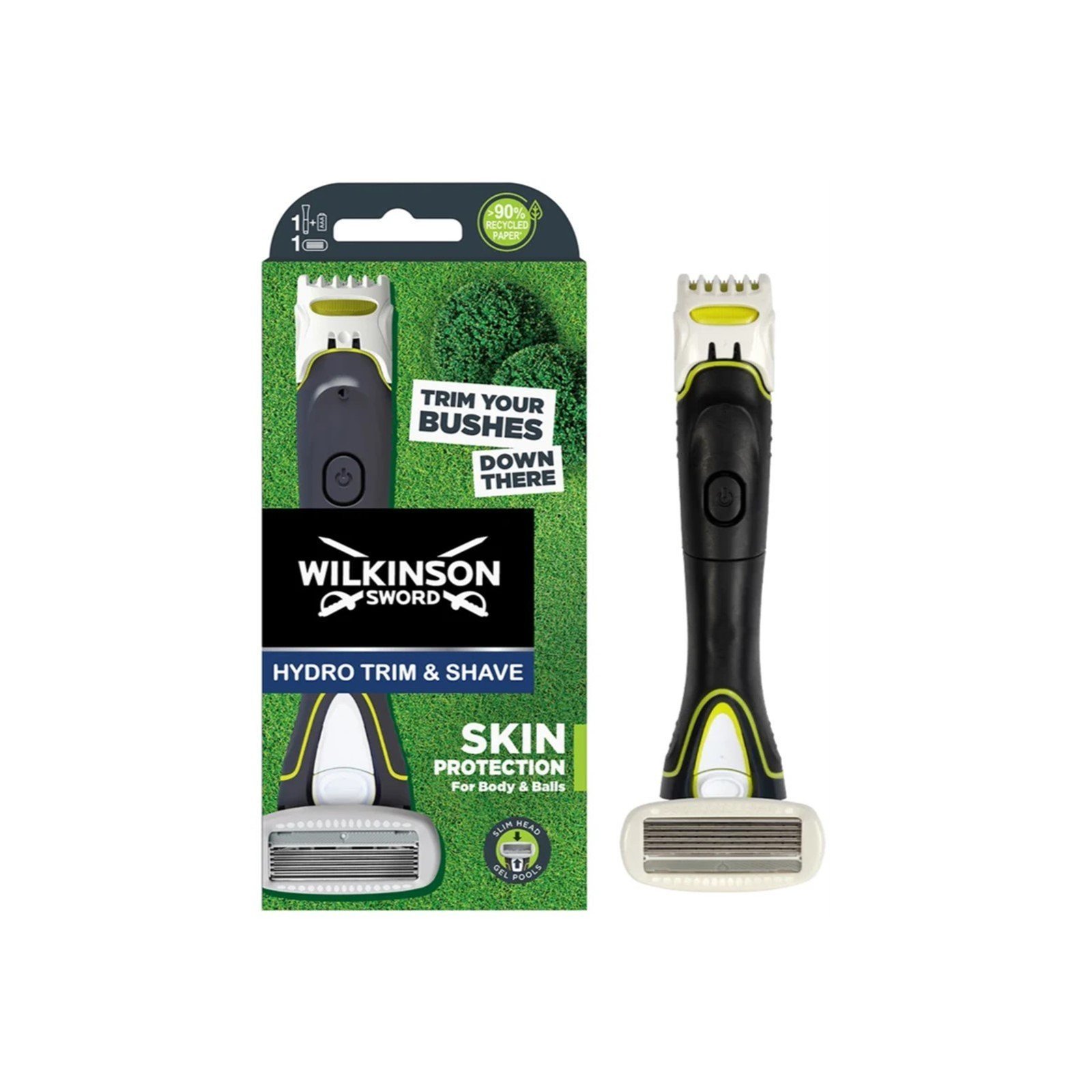 Wilkinson Sword Hydro Trim & Shave Skin Protection for Body & Balls Electric Shaver