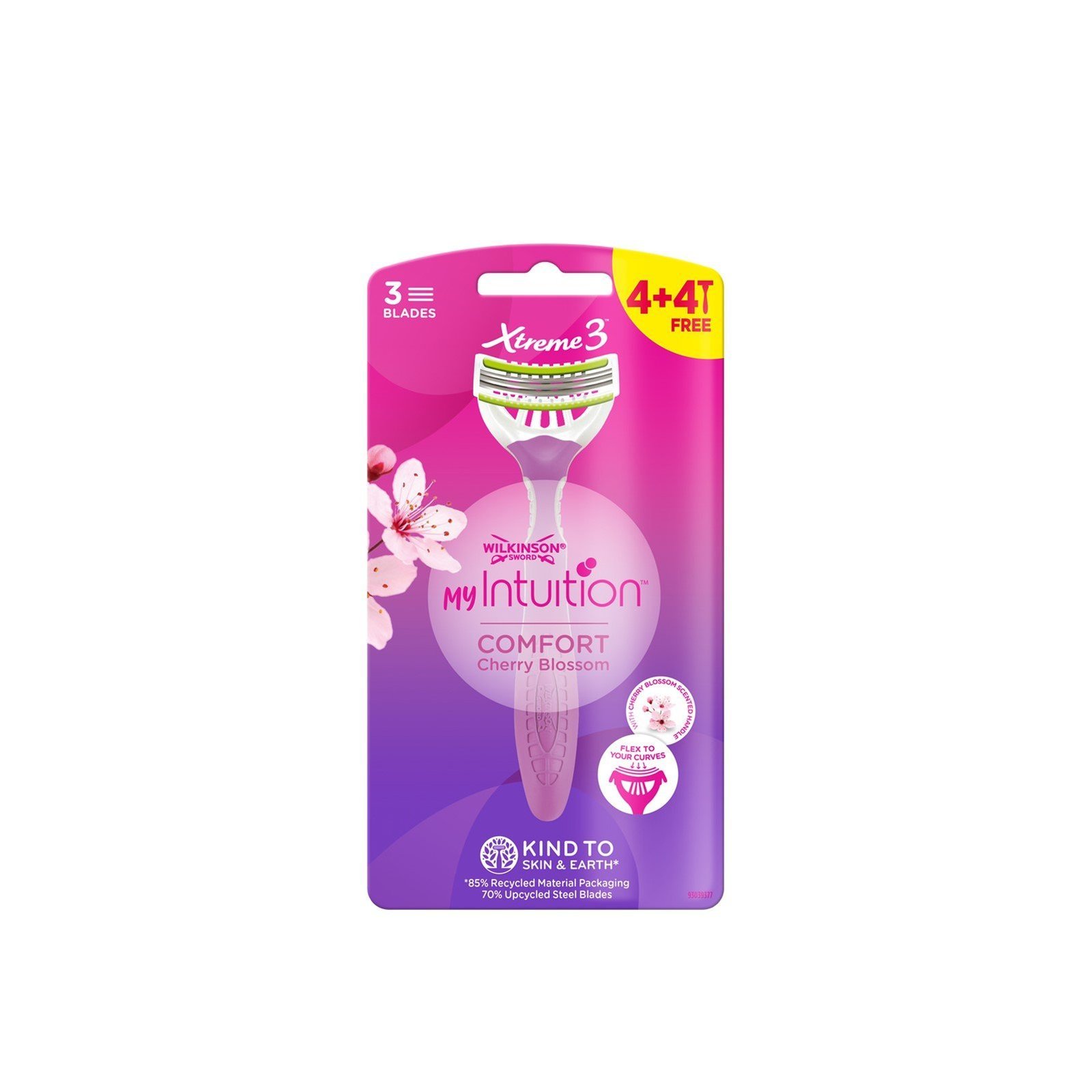 Wilkinson Sword My Intuition Comfort Cherry Blossom Disposable Razors x8