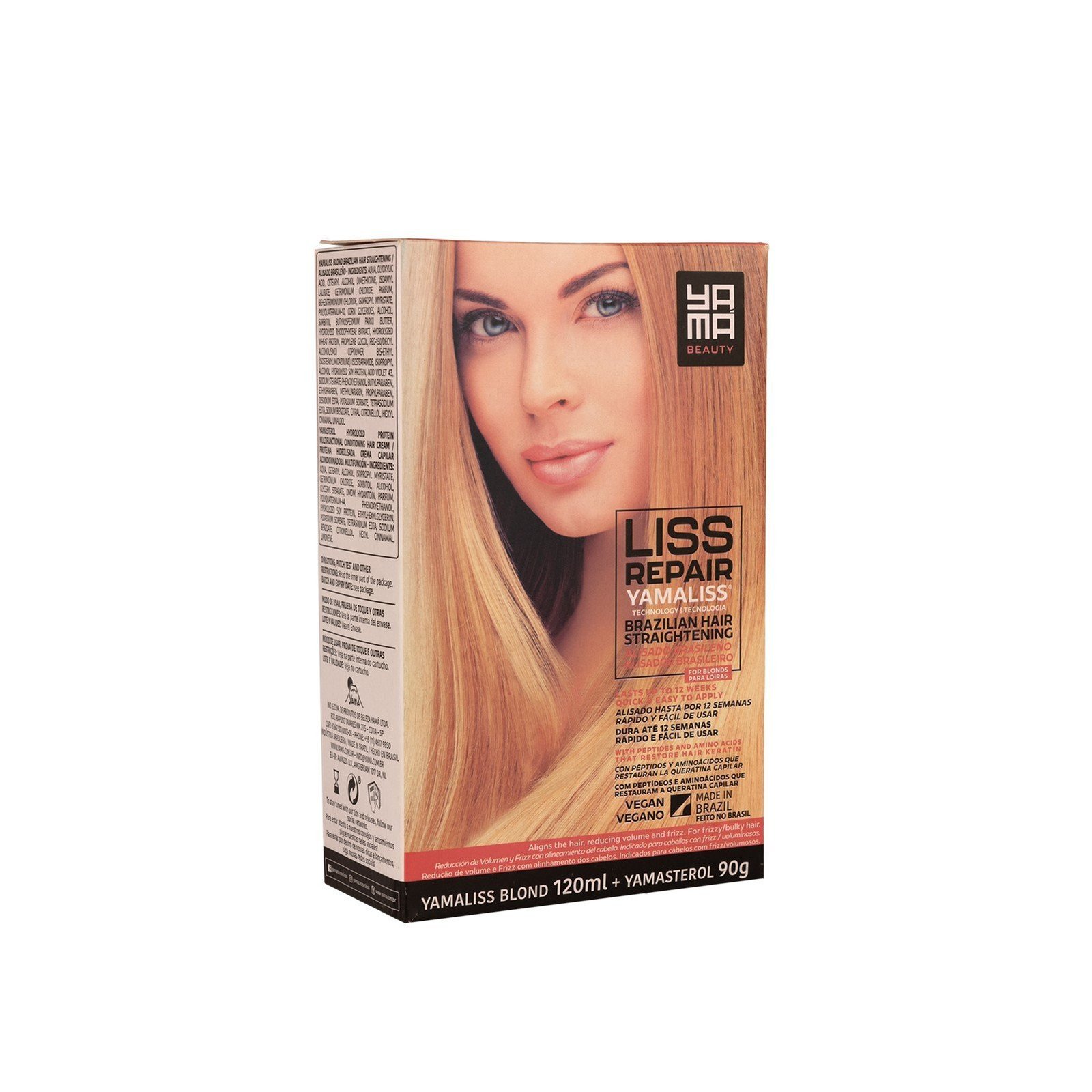 Yama Beauty Liss Repair Yamaliss Brazilian Straightening Blonde Hair