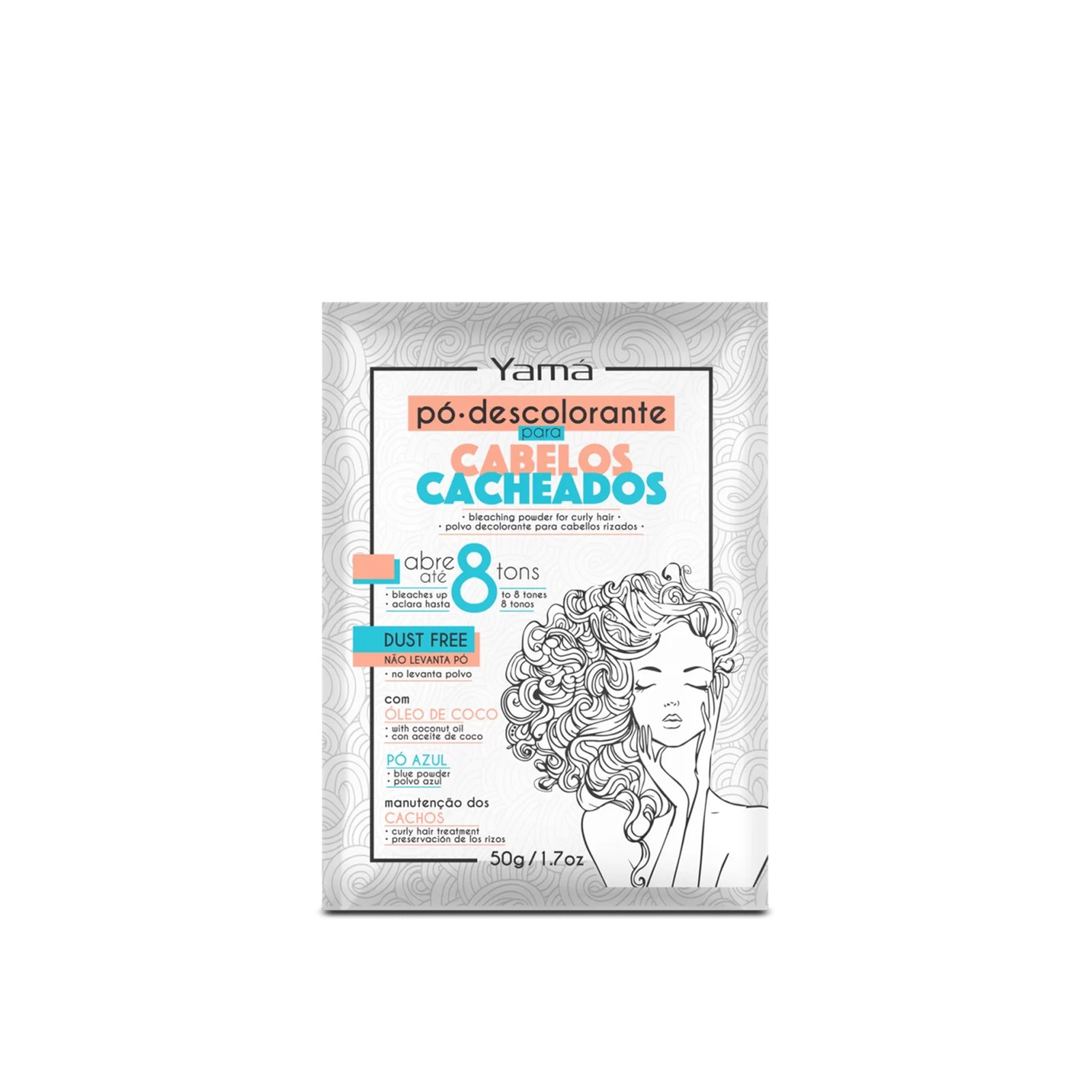 Yamá Bleaching Powder for Curly Hair 50g