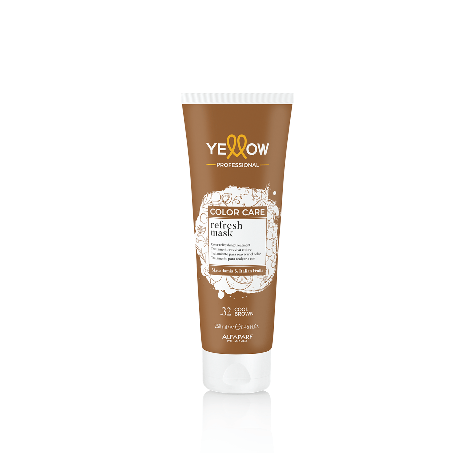 Yellow Professional Color Care Refresh Mask .32 Cool Brown 250ml (8.45 fl oz)