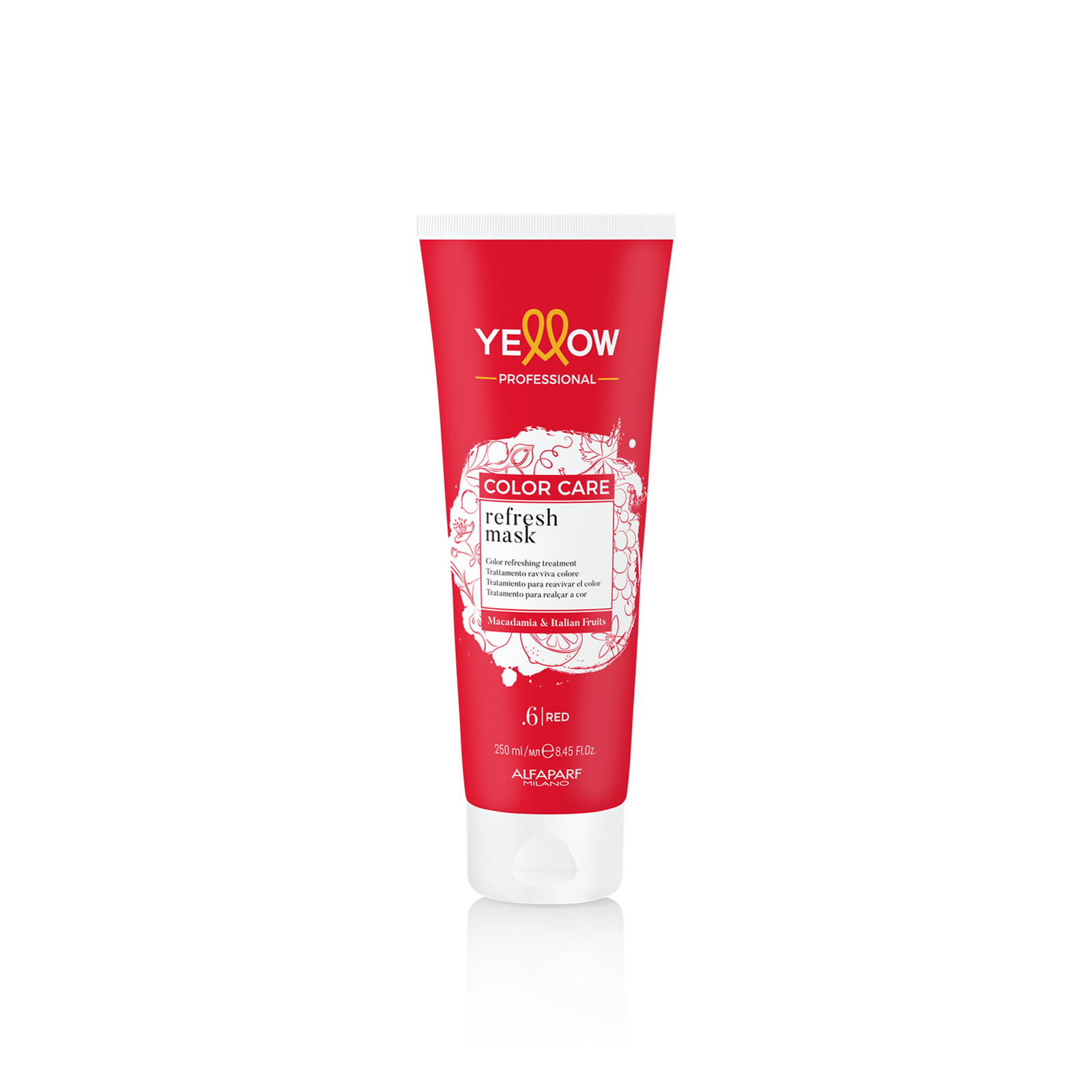 Yellow Professional Color Care Refresh Mask .6 Red 250ml (8.45 fl oz)