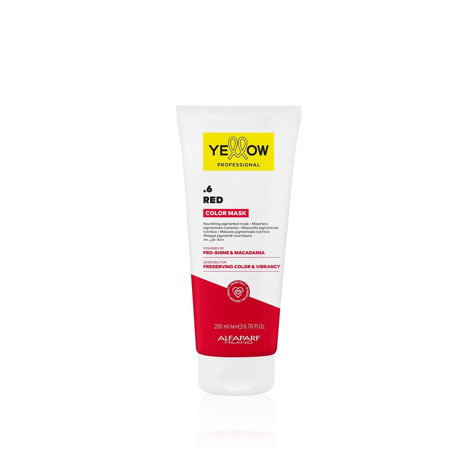 Yellow Professional Color Mask .6 Red 200ml قطر التوصيل
