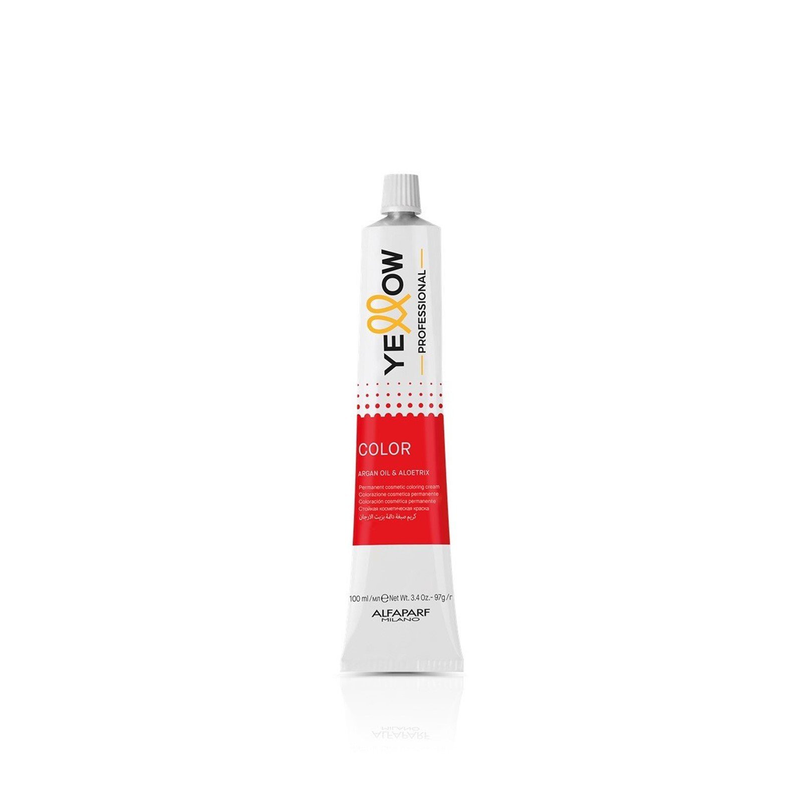 Yellow Professional Color Permanent Cosmetic Coloring Cream 6.7 Dark Matte Blonde 100ml (3.4oz)