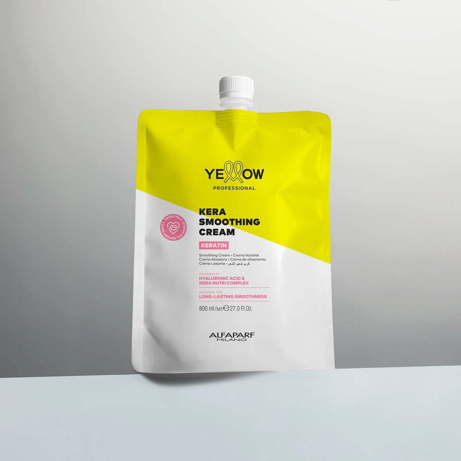 Yellow Professional Keratin Kera Crema Alisante 800ml