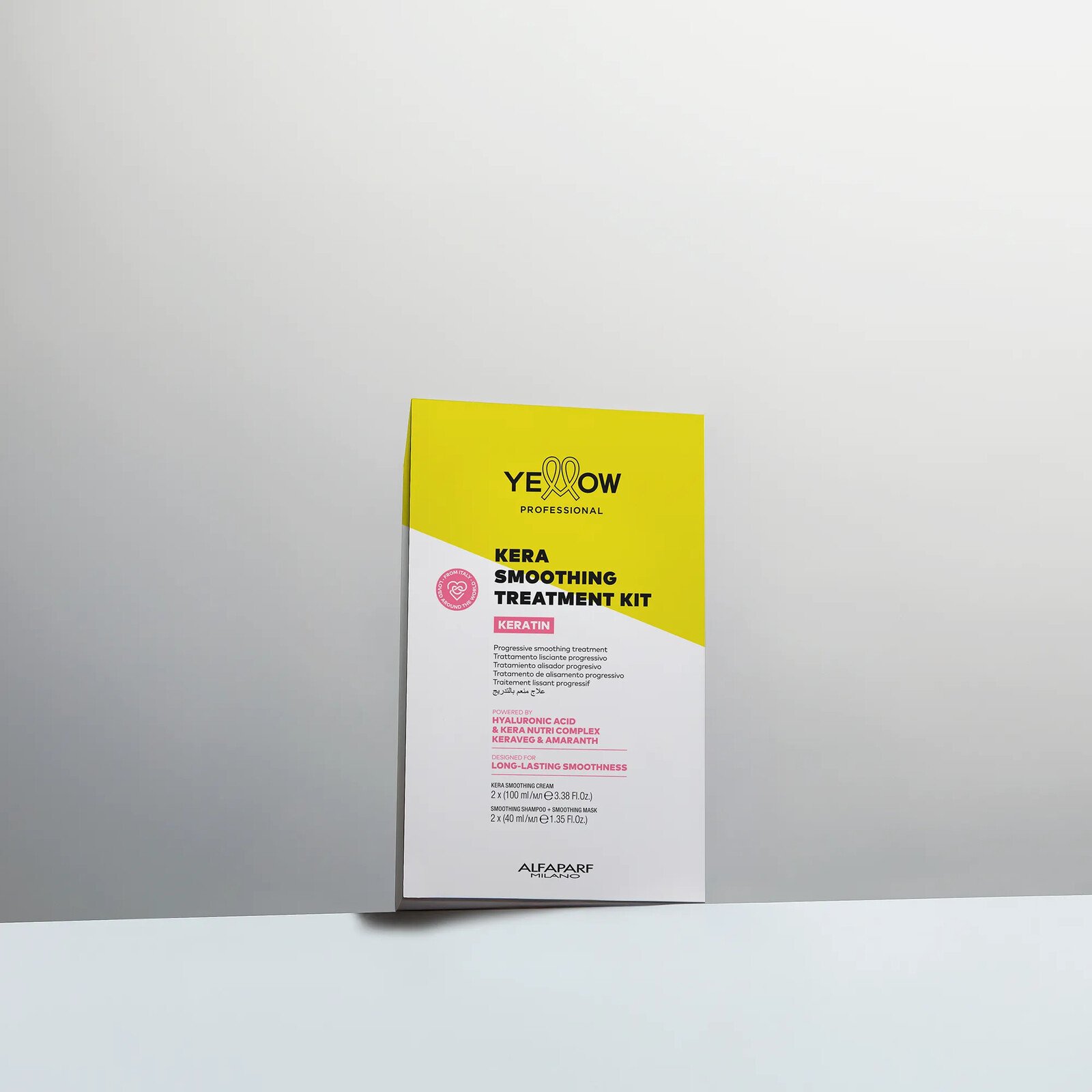 Yellow Professional Keratin Kera Smoothing Treatment Kit