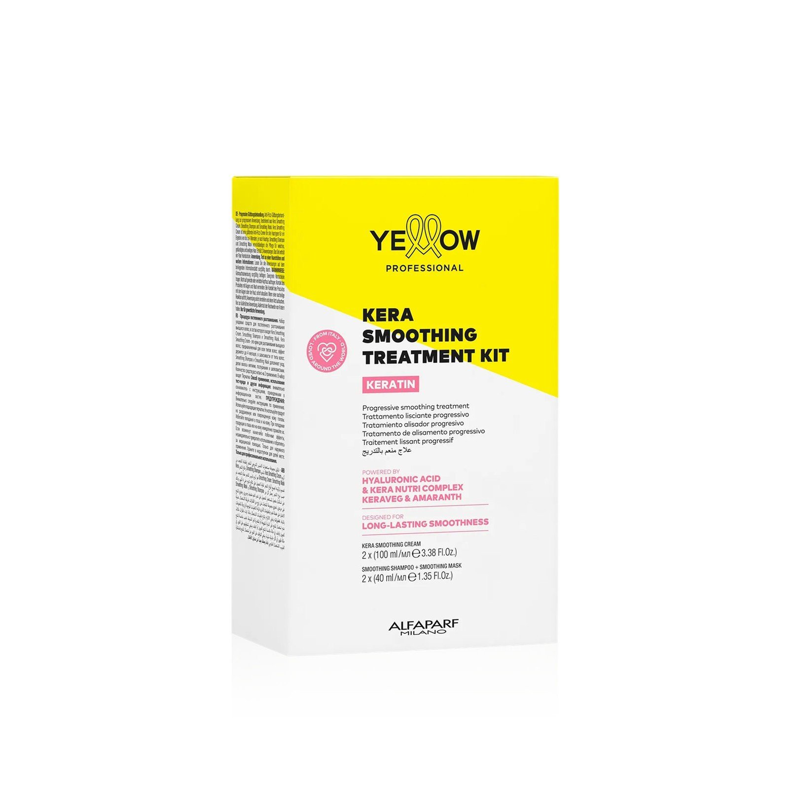 Yellow Professional Keratin Kera Smoothing Treatment Kit