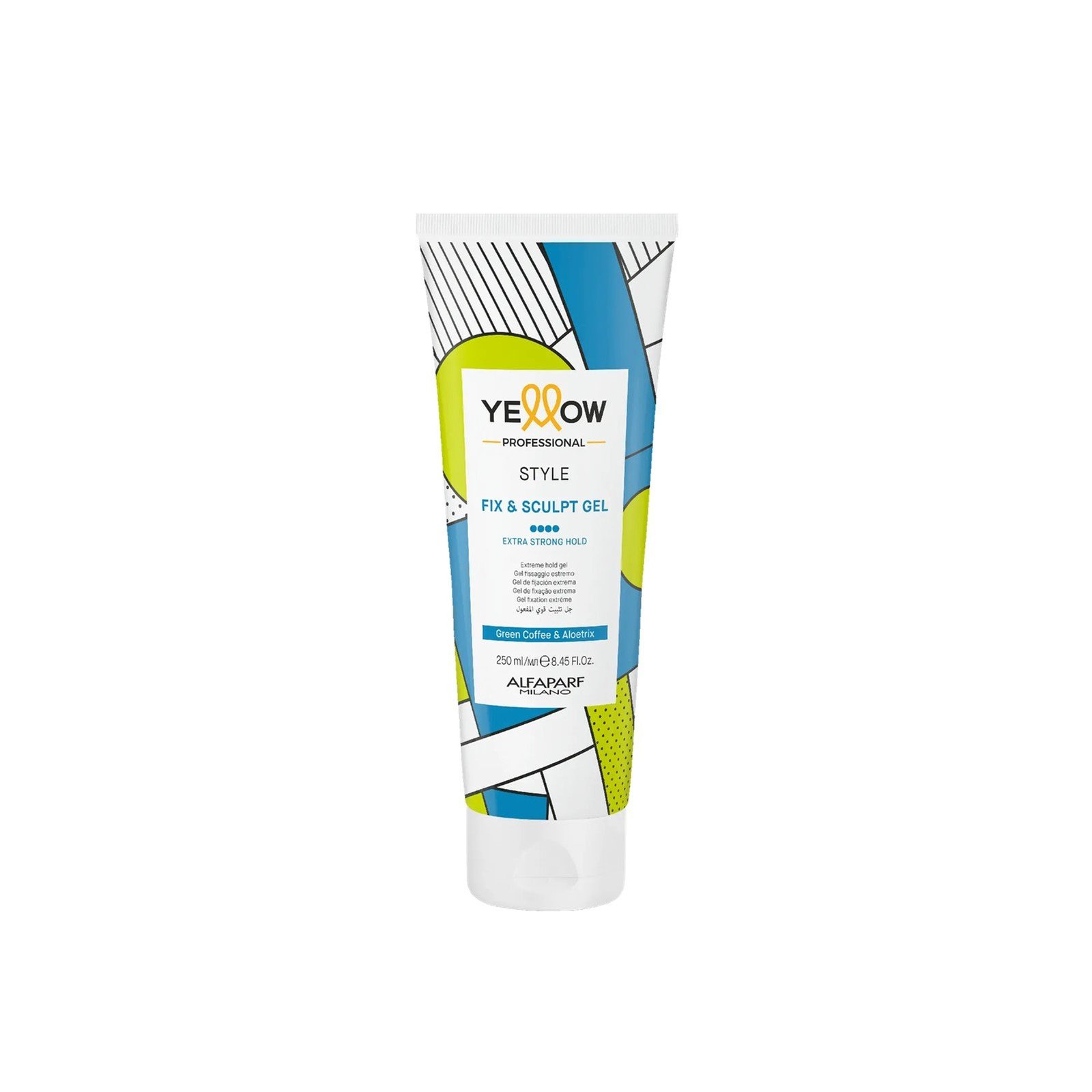 Yellow Professional Style Fix & Sculpt Gel Extra Strong Hold 250ml