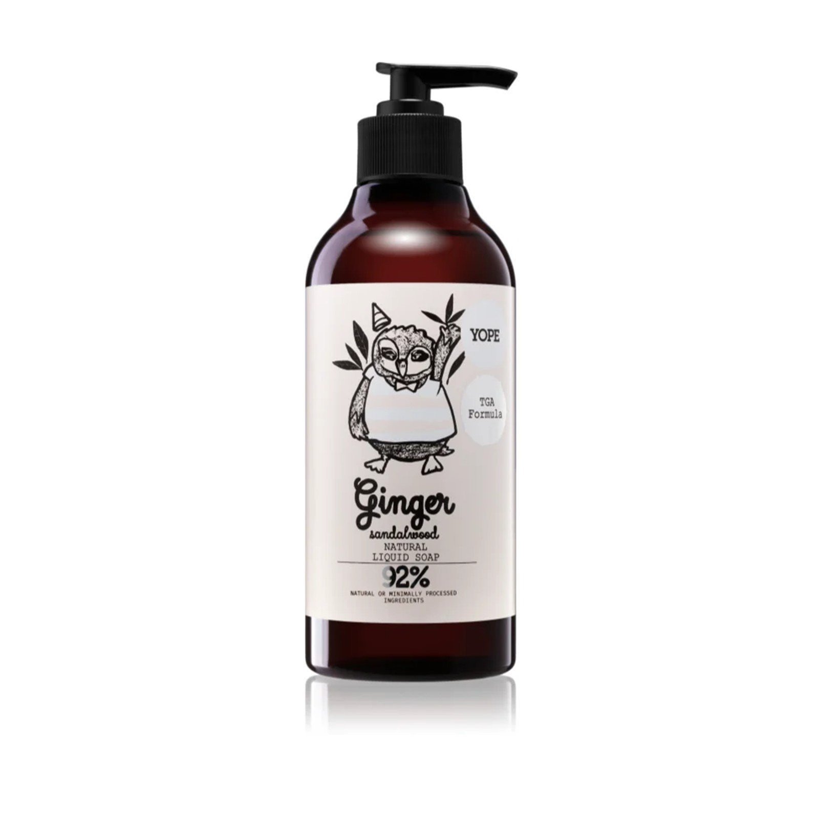Yope Ginger Sandalwood Natural Liquid Soap 500ml