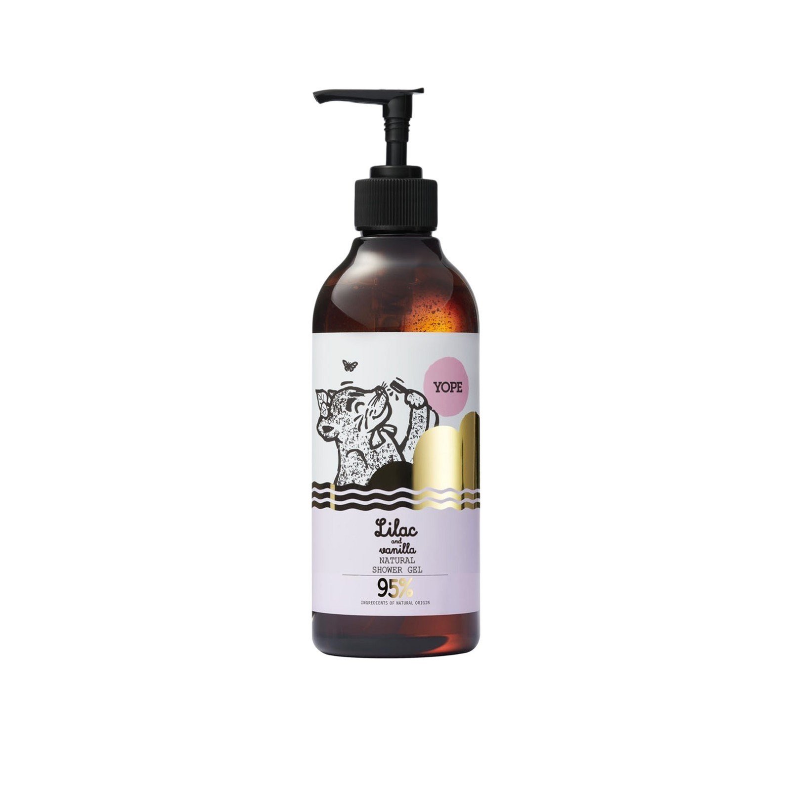 Yope Lilac and Vanilla Natural Shower Gel 400ml