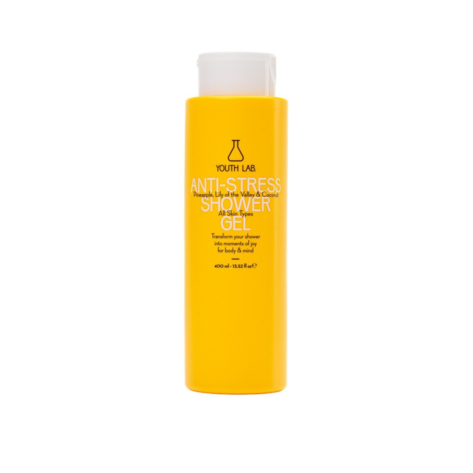 YOUTH LAB Anti-Stress Shower Gel Pineapple, Lily of the Valley & Coconut 400ml