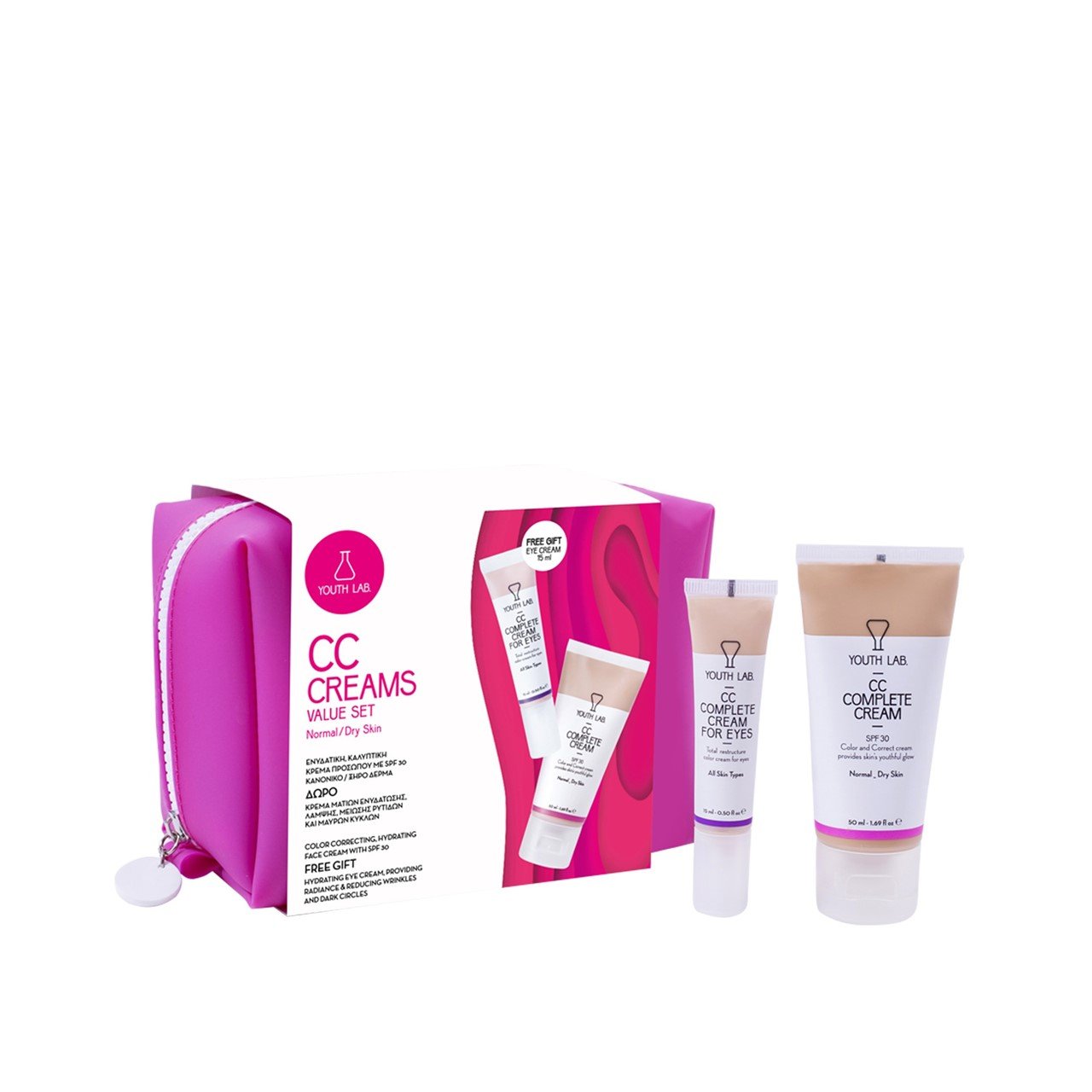YOUTH LAB CC Creams Normal to Dry Skin Value Set