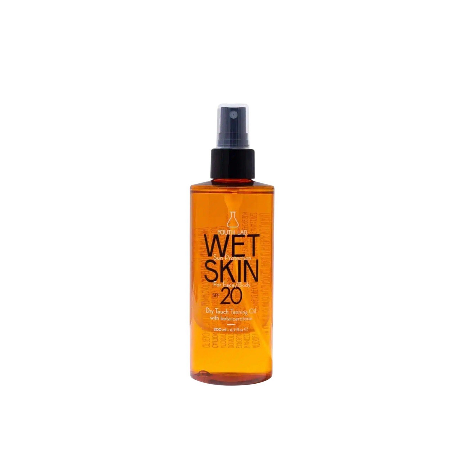 YOUTH LAB Wet Skin Dry Touch Tanning Oil SPF20 200ml