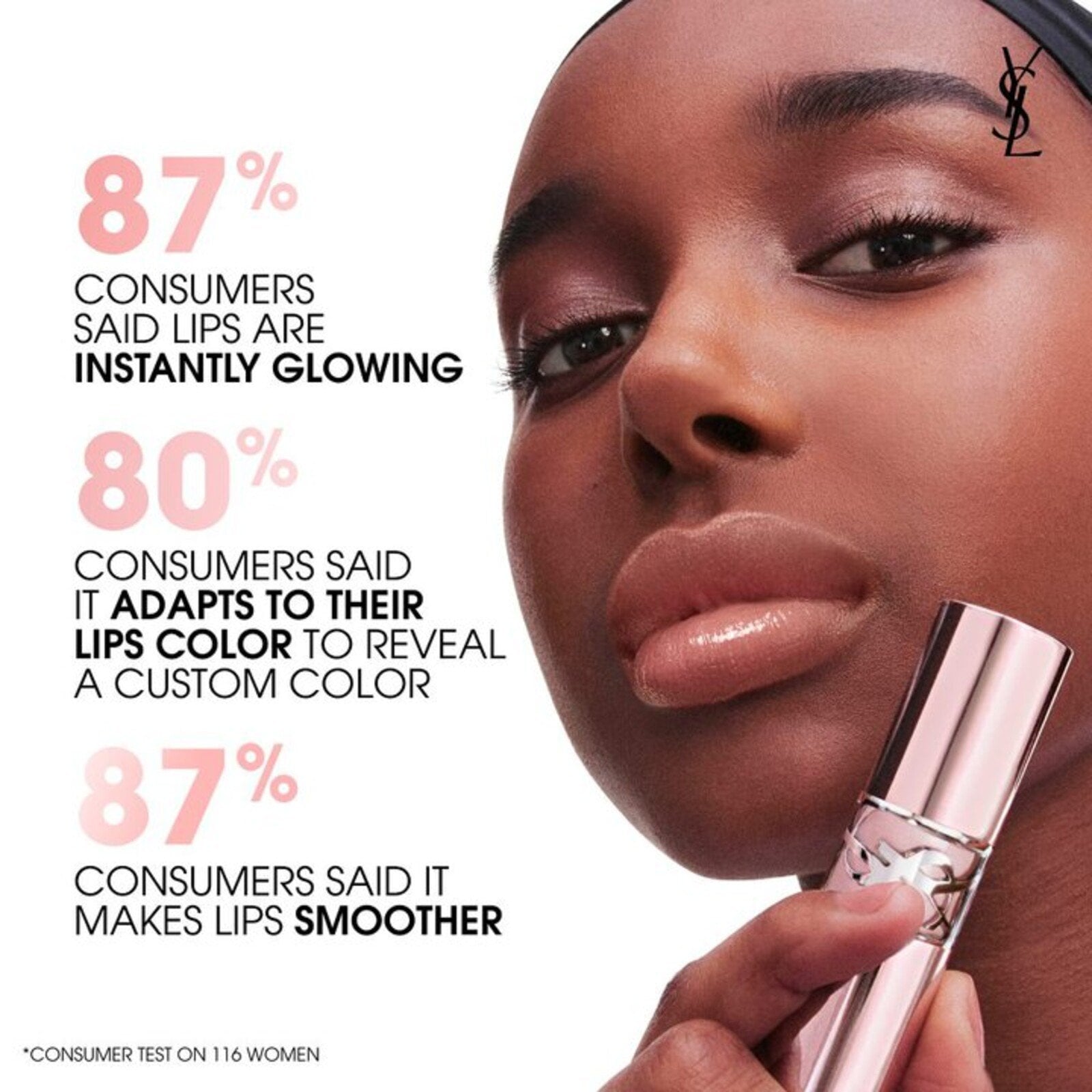 Yves Saint Laurent Loveshine Candy Glow Sheer-Shine Color & Care Lip Balm 1B Pink Sunrise 3.1g