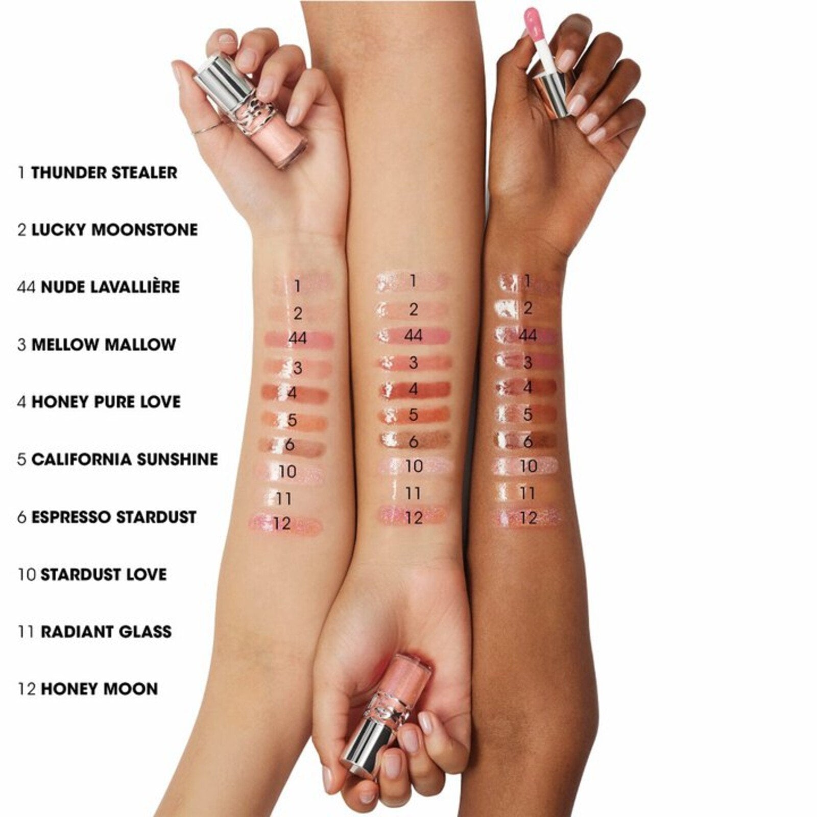 Yves Saint Laurent Loveshine Plumping Lip Oil Gloss 4 Honey Pure Love 6ml