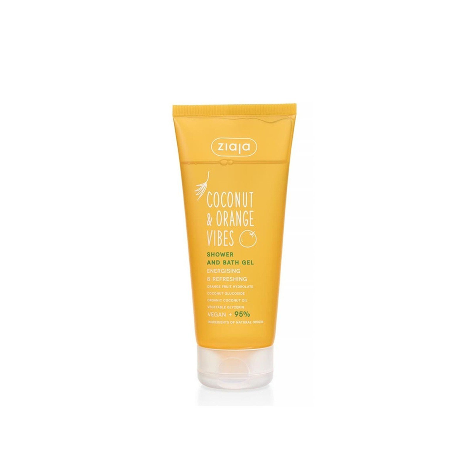Ziaja Coconut & Orange Vibes Shower and Bath Gel 200ml Qatar
