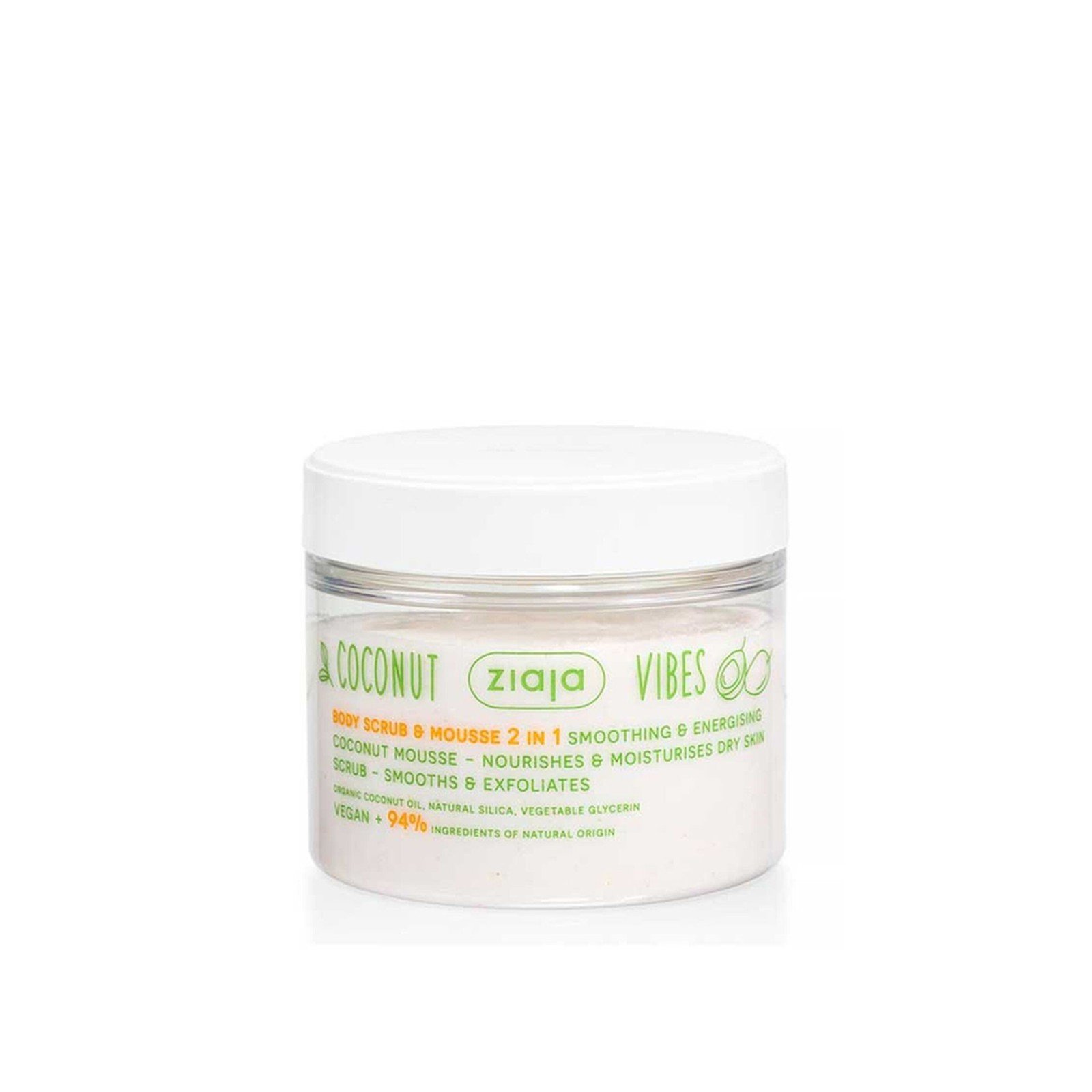 Ziaja Coconut Vibes 2-in-1 Body Scrub & Mousse 270ml Qatar