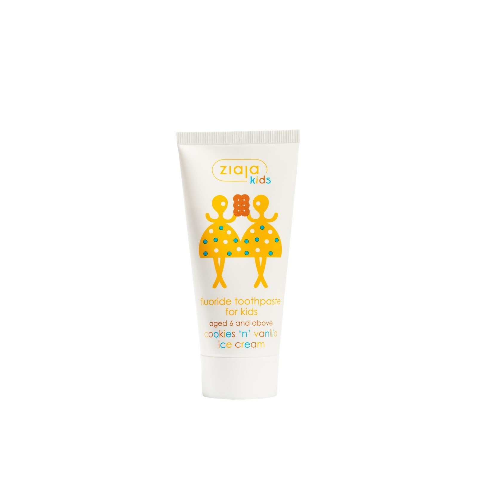 Ziaja Kids Fluoride Toothpaste for Kids Cookies 'n' Vanilla Ice Cream 50ml