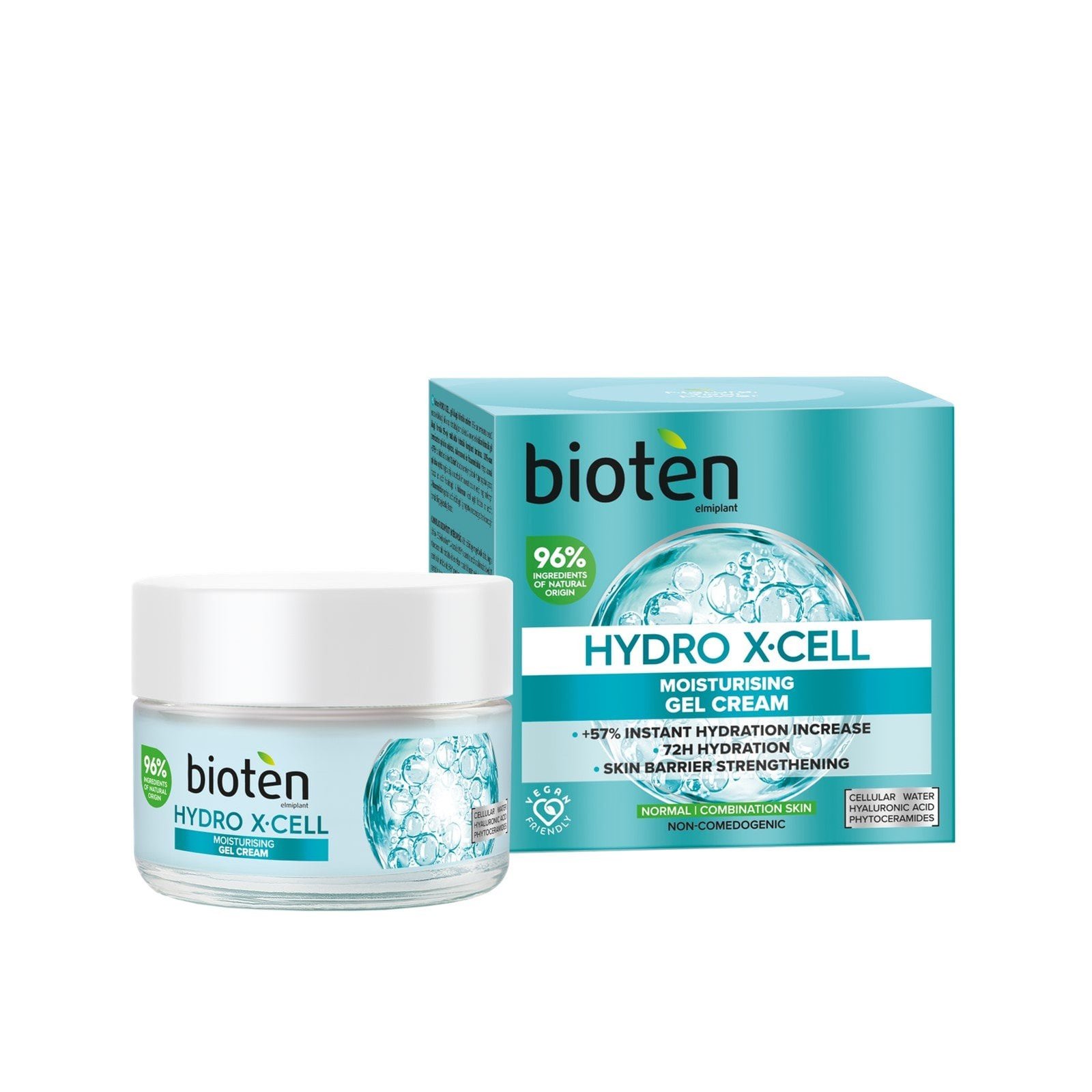 bioten Hydro XCell Moisturizing GelCream 72h Hydration 50ml Taiwan