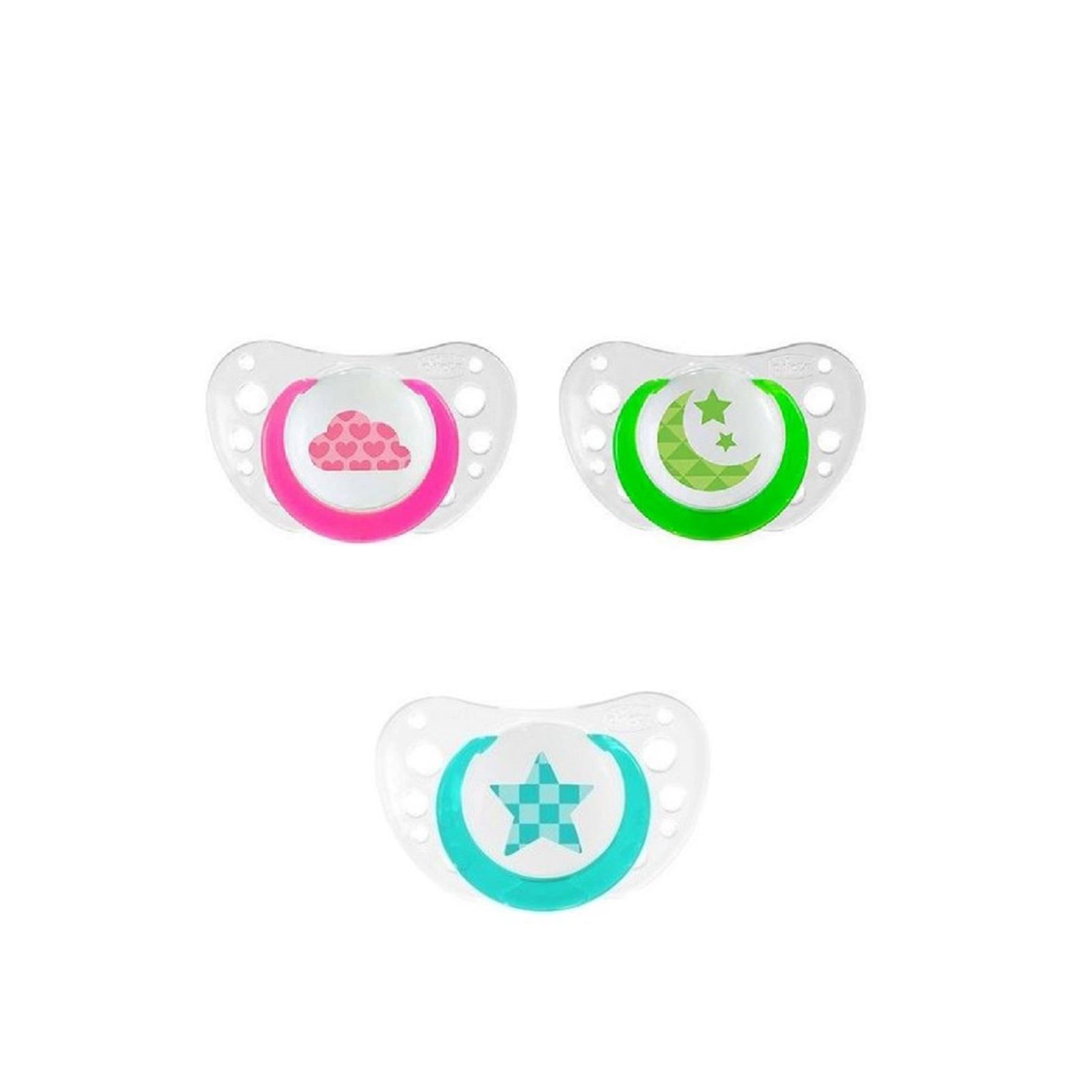 Buy Chicco Physio Air Glow In The Dark Pacifier 616m x2 · Qatar