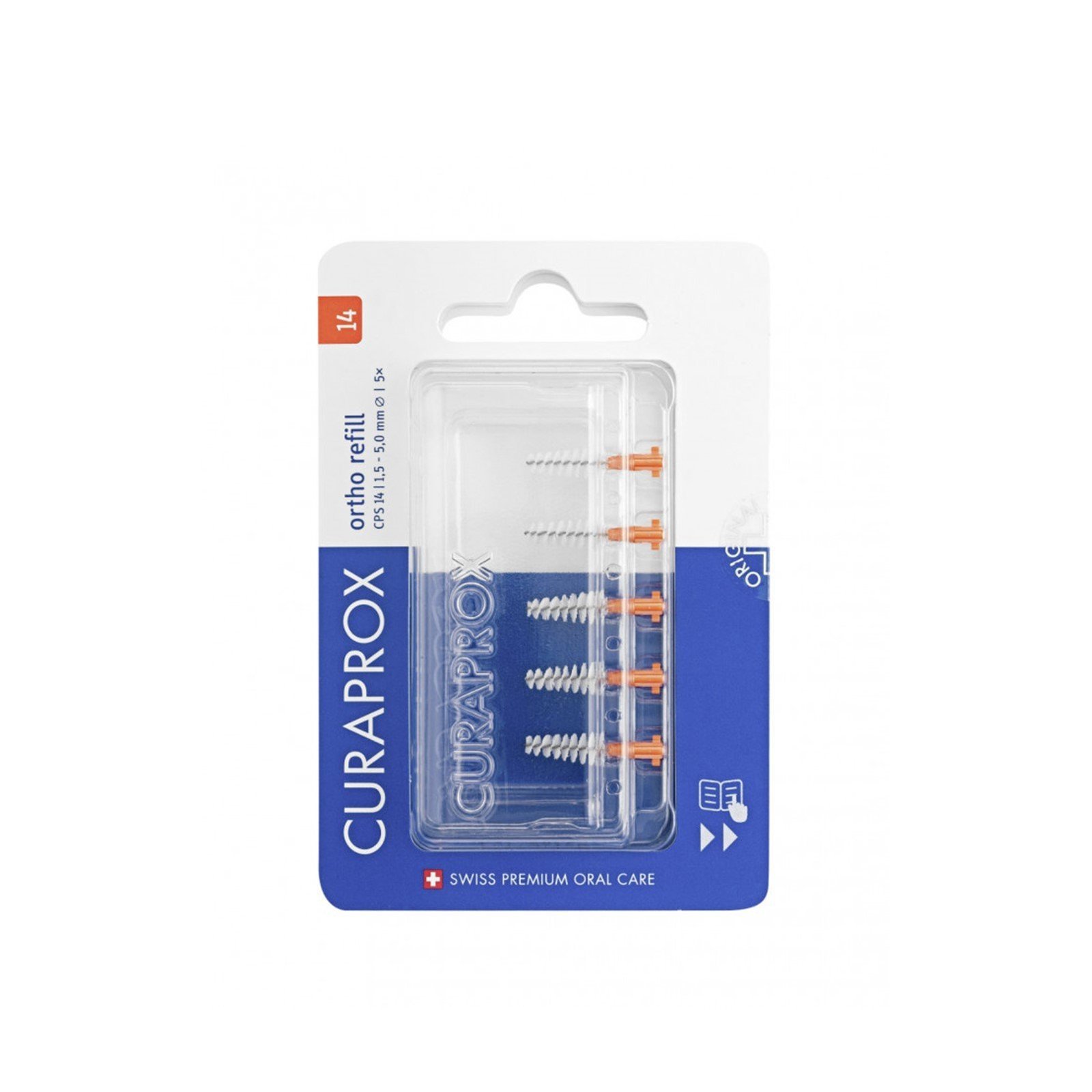 Buy Curaprox Ortho Interdental Brush 14 Refill x5 · Hong Kong